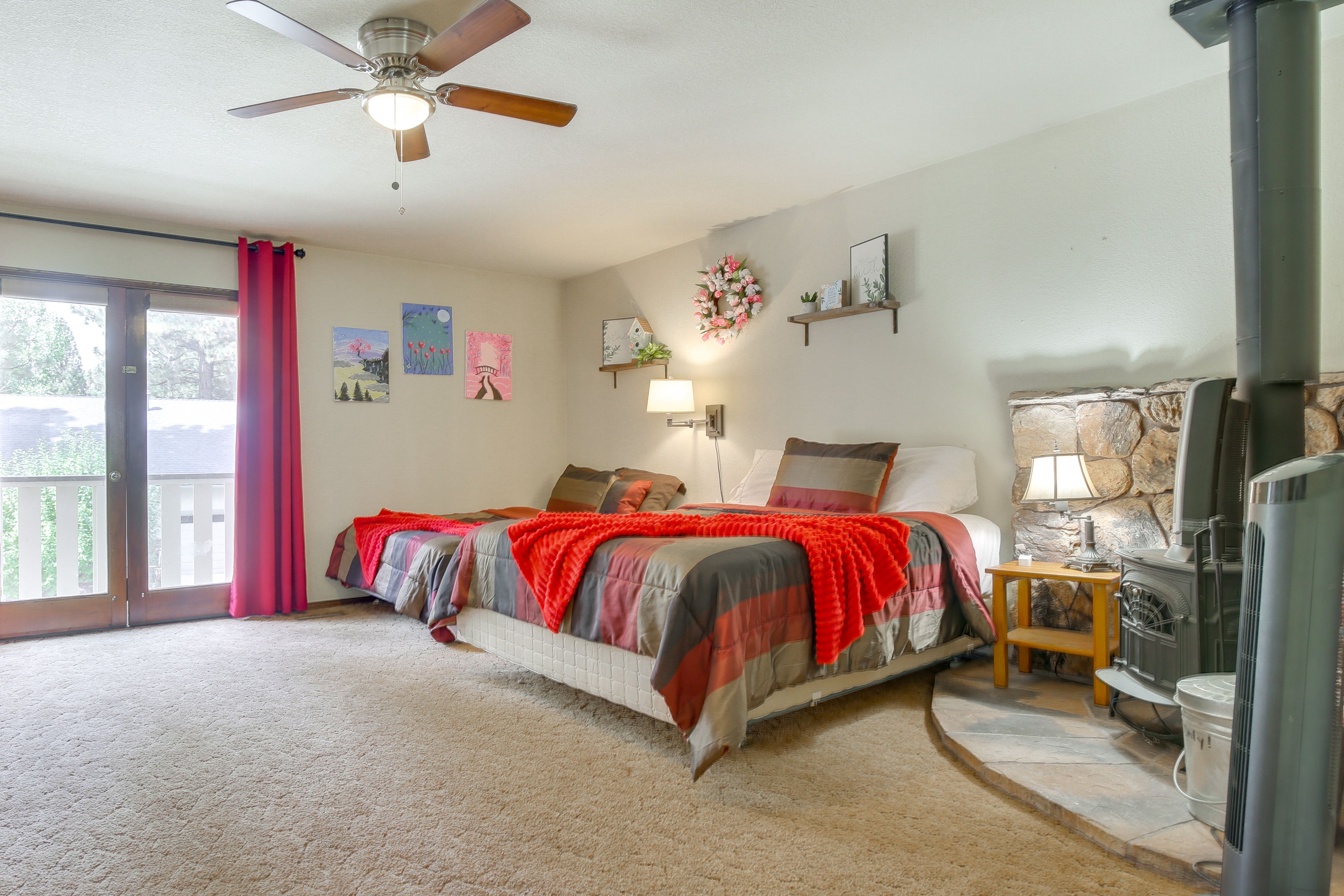 Bedroom 2 | Queen Bed | Full Bed | Twin Bunk Bed | 2nd Floor