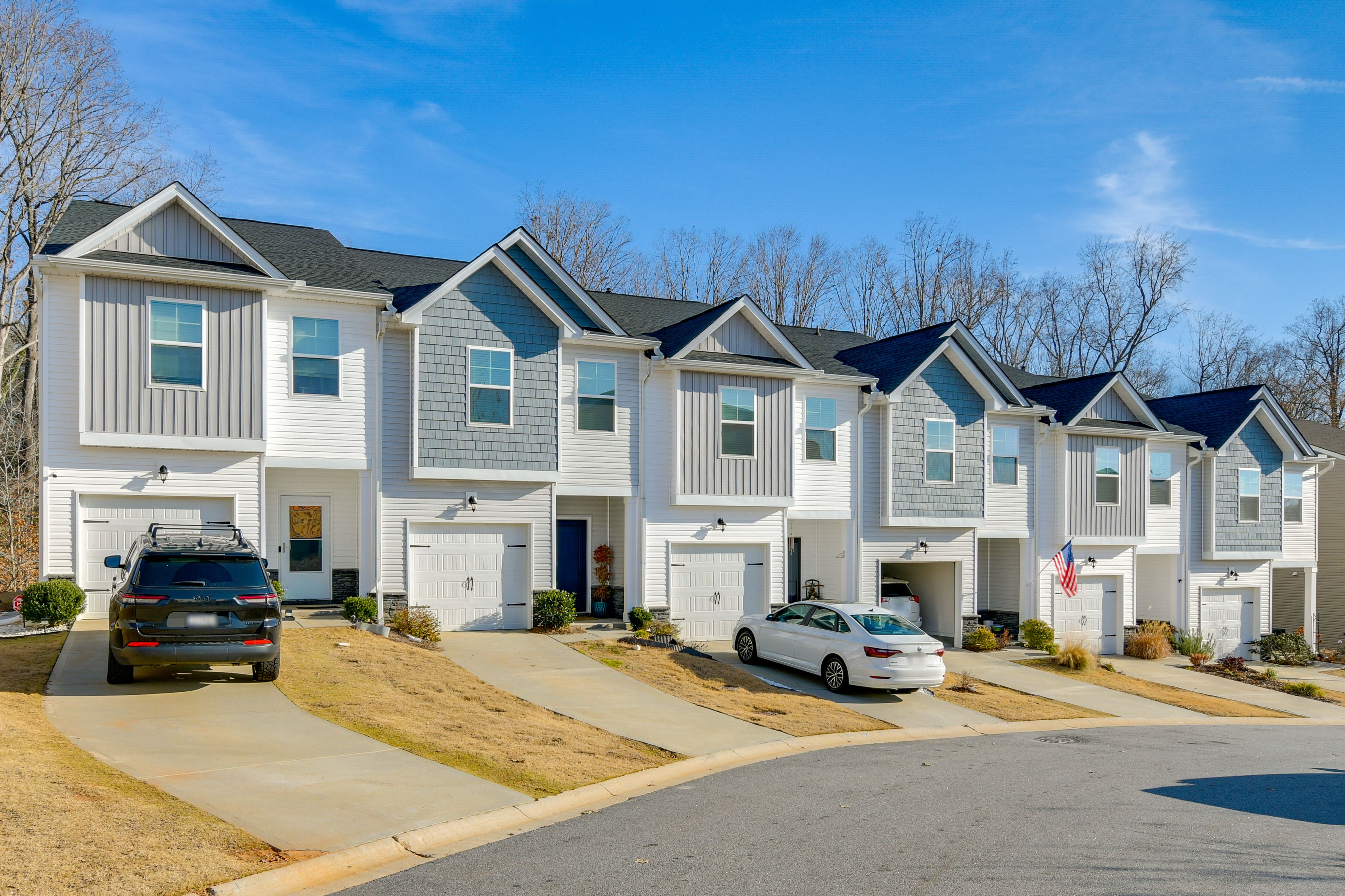 Parking | Driveway (2 Vehicles) | Free Street Parking (First-Come, First-Served)