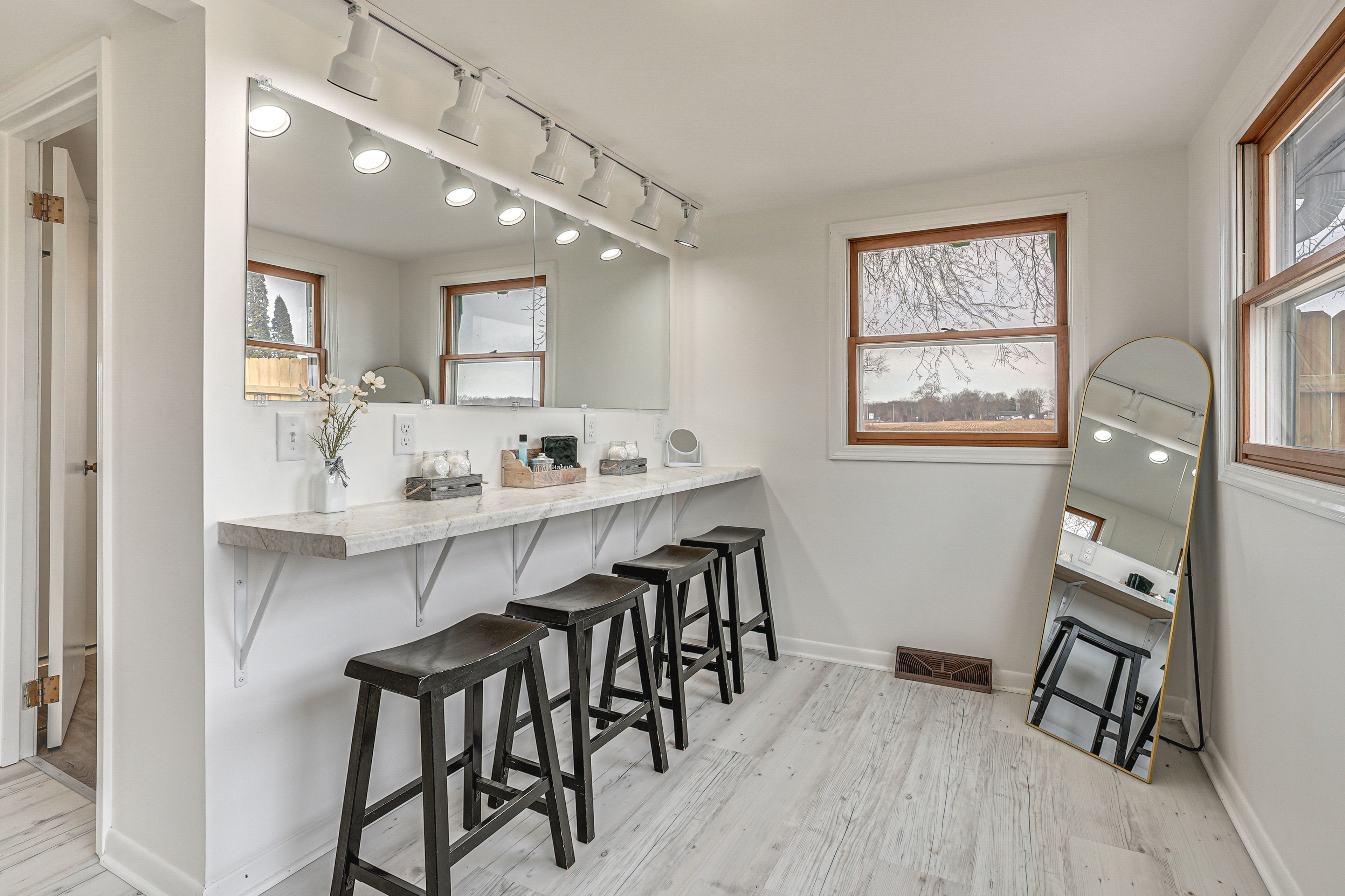 Makeup Vanity | Full Bathroom | 1st Floor