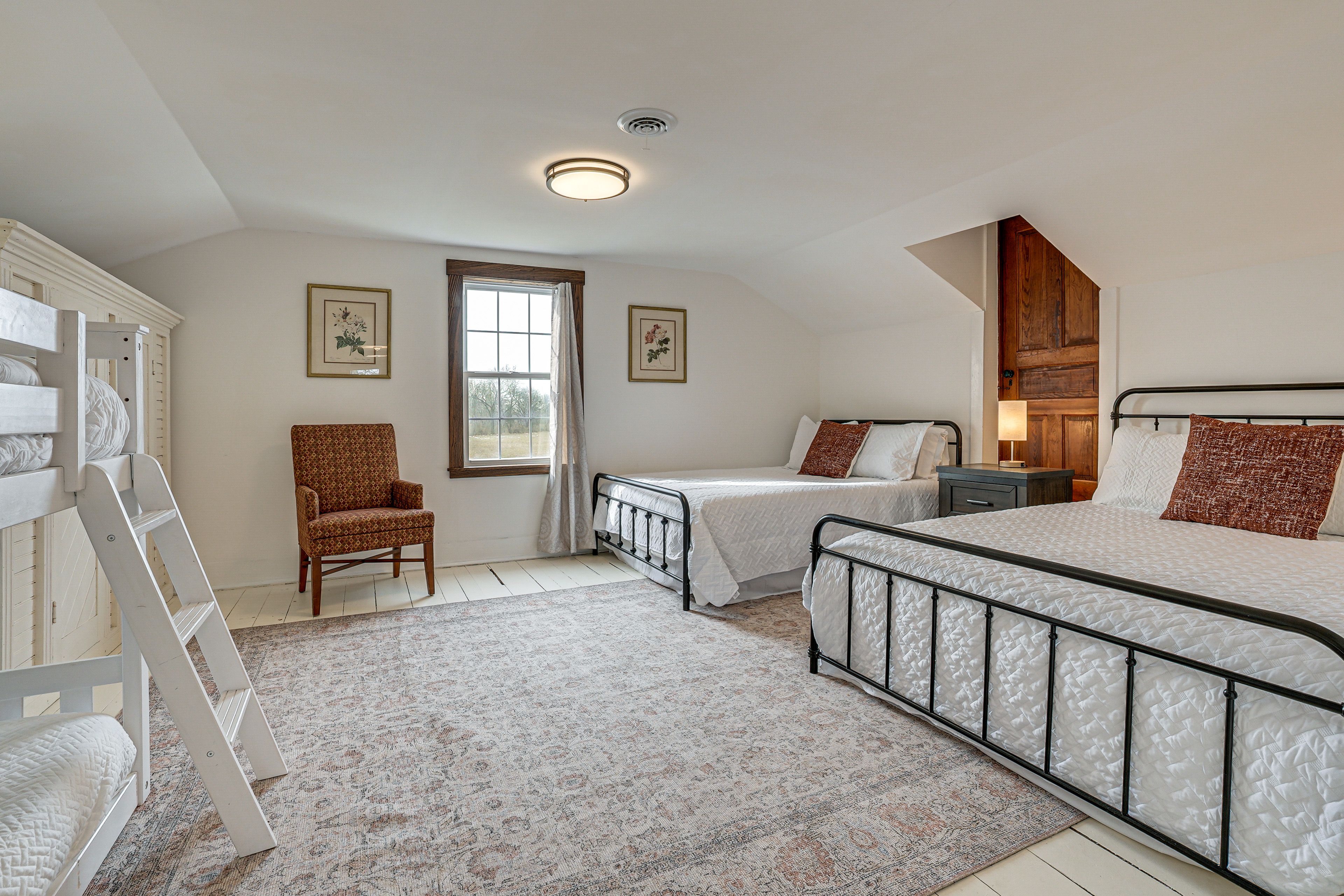 Bedroom 4 | 2 Queen Beds | Twin Bunk Bed | 2nd Floor