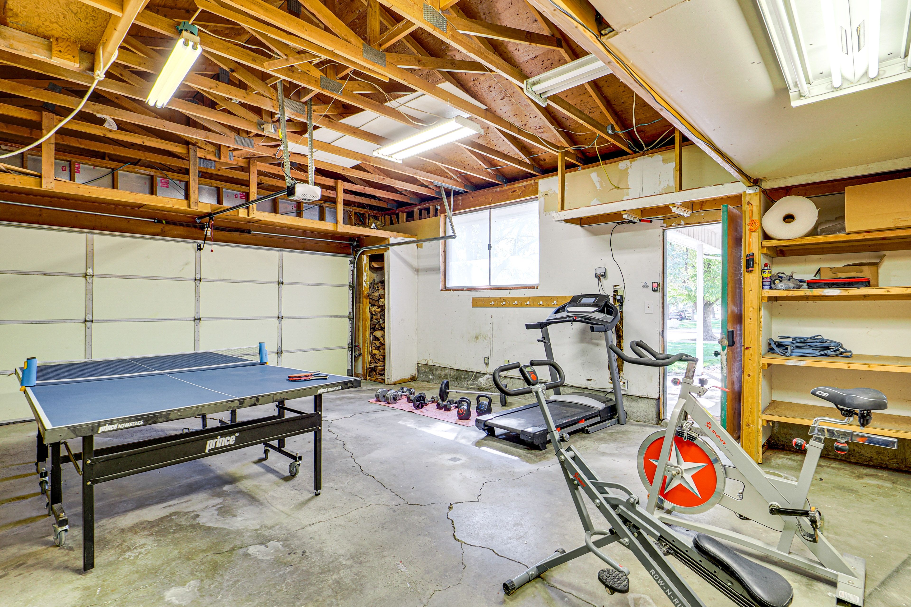 Garage | Exercise Equipment | Ping-Pong Table