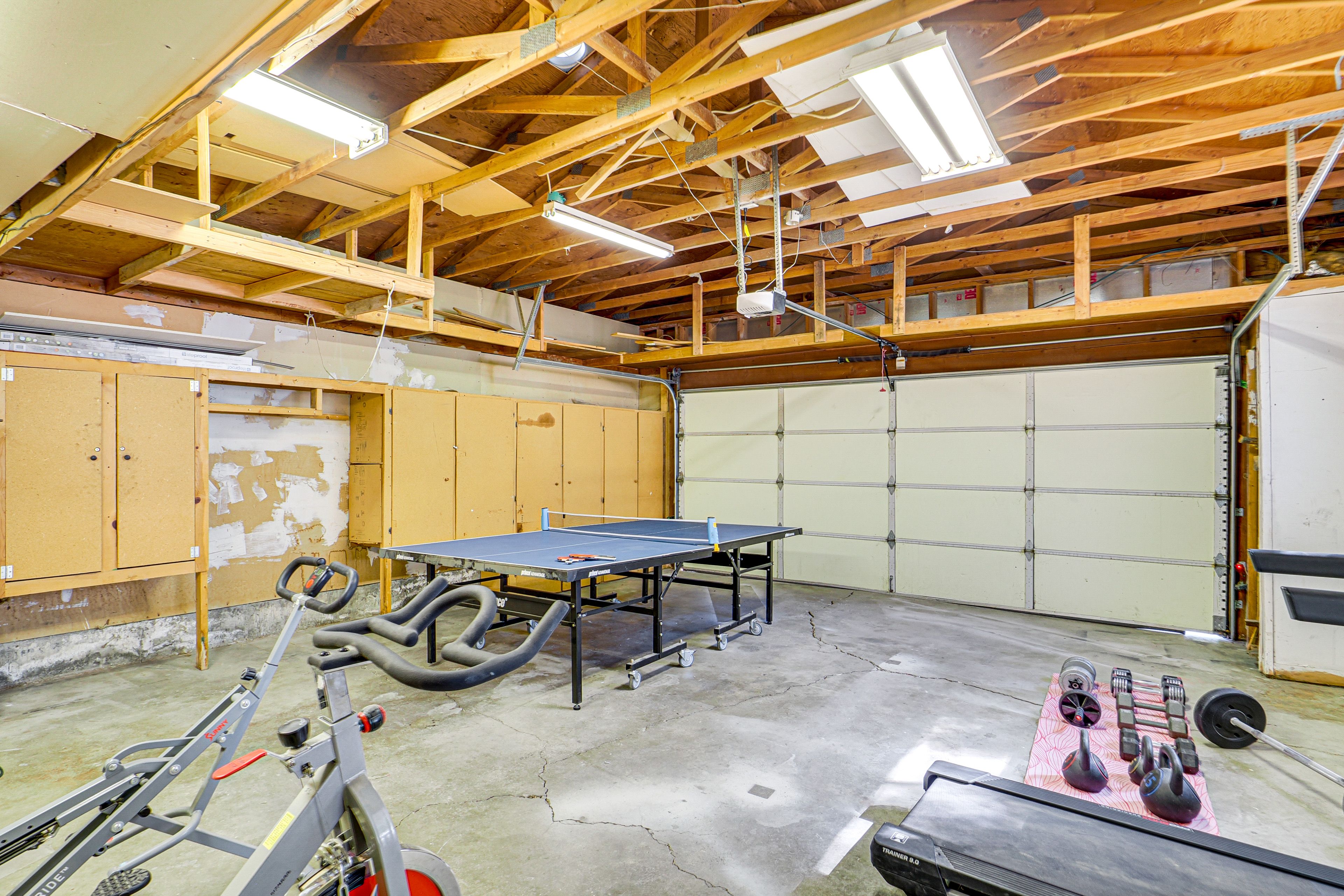 Garage | Ping-Pong Table | Exercise Equipment