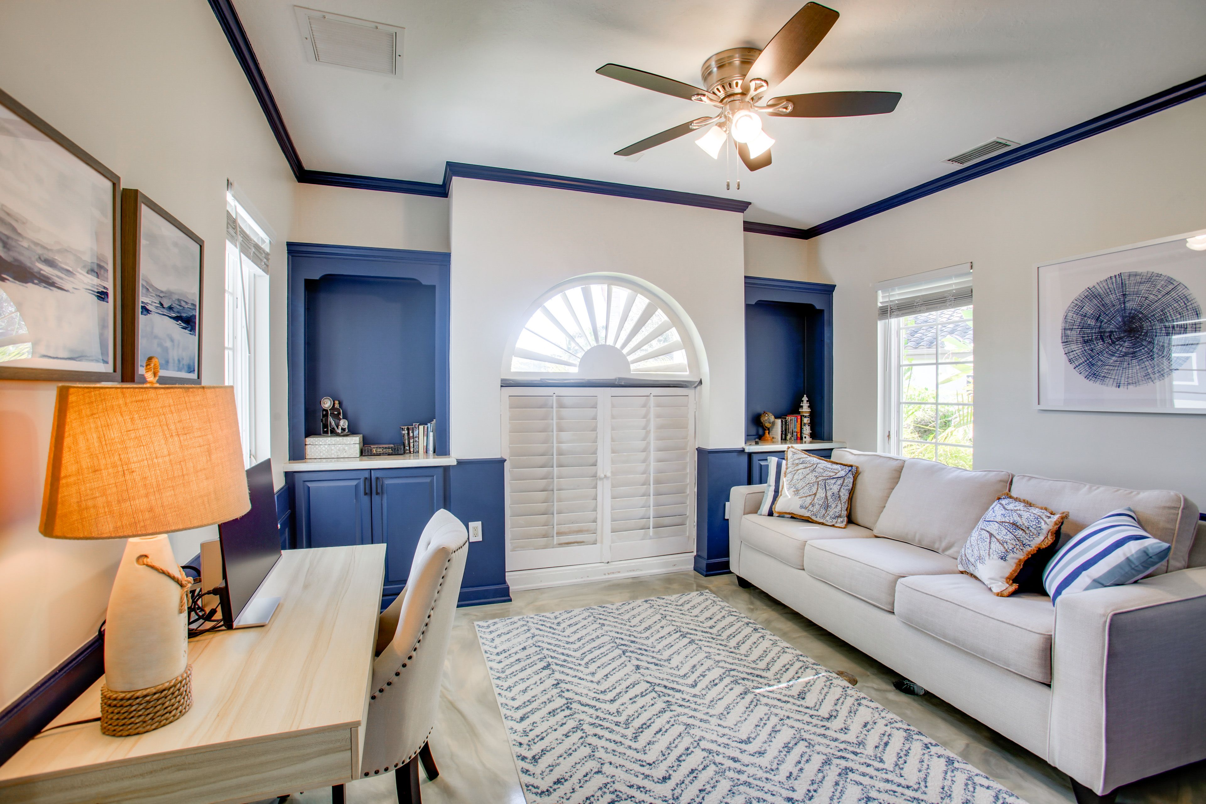 Bedroom 2 (Office) | Full Sleeper Sofa | 1st Floor