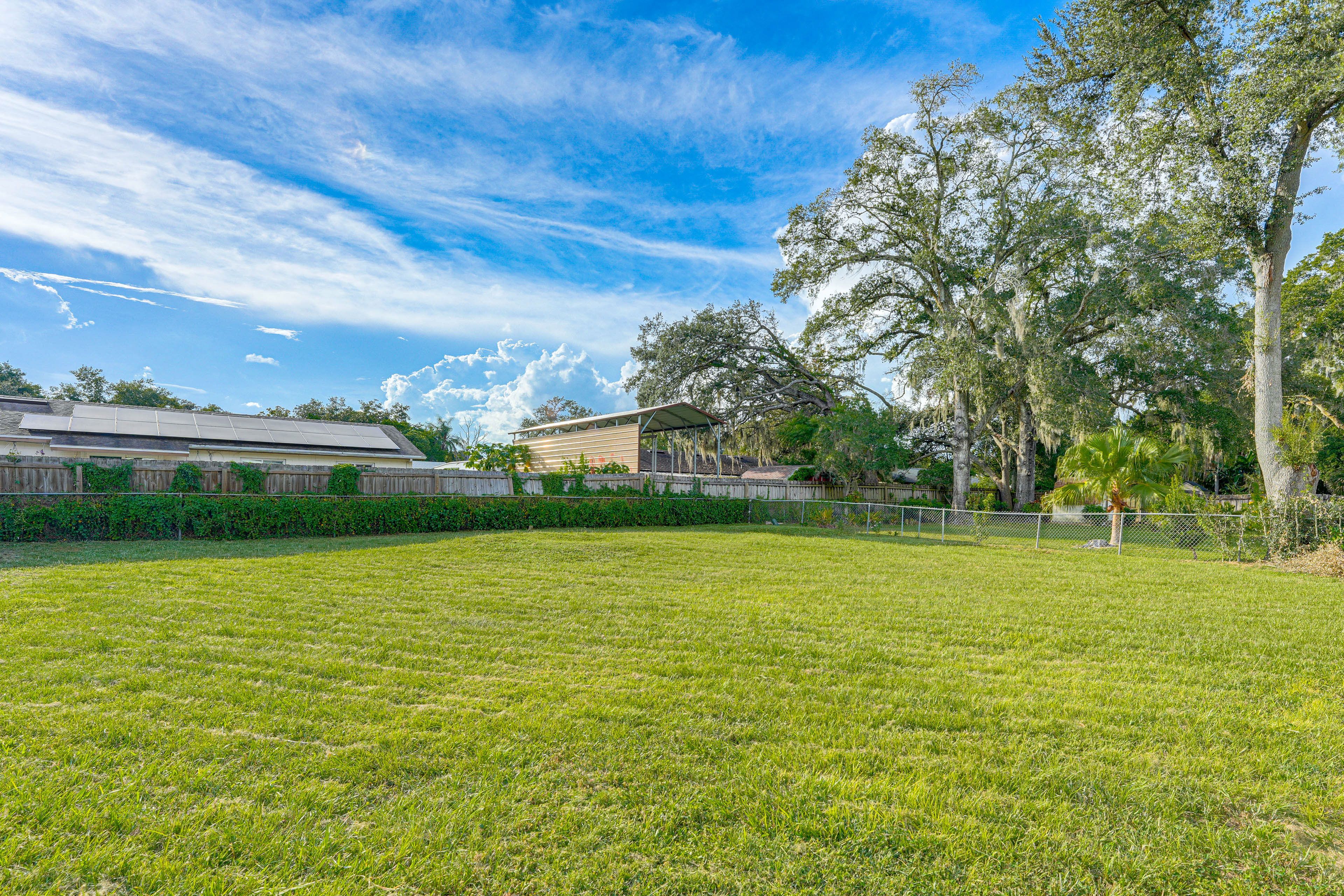 Shared Backyard Area