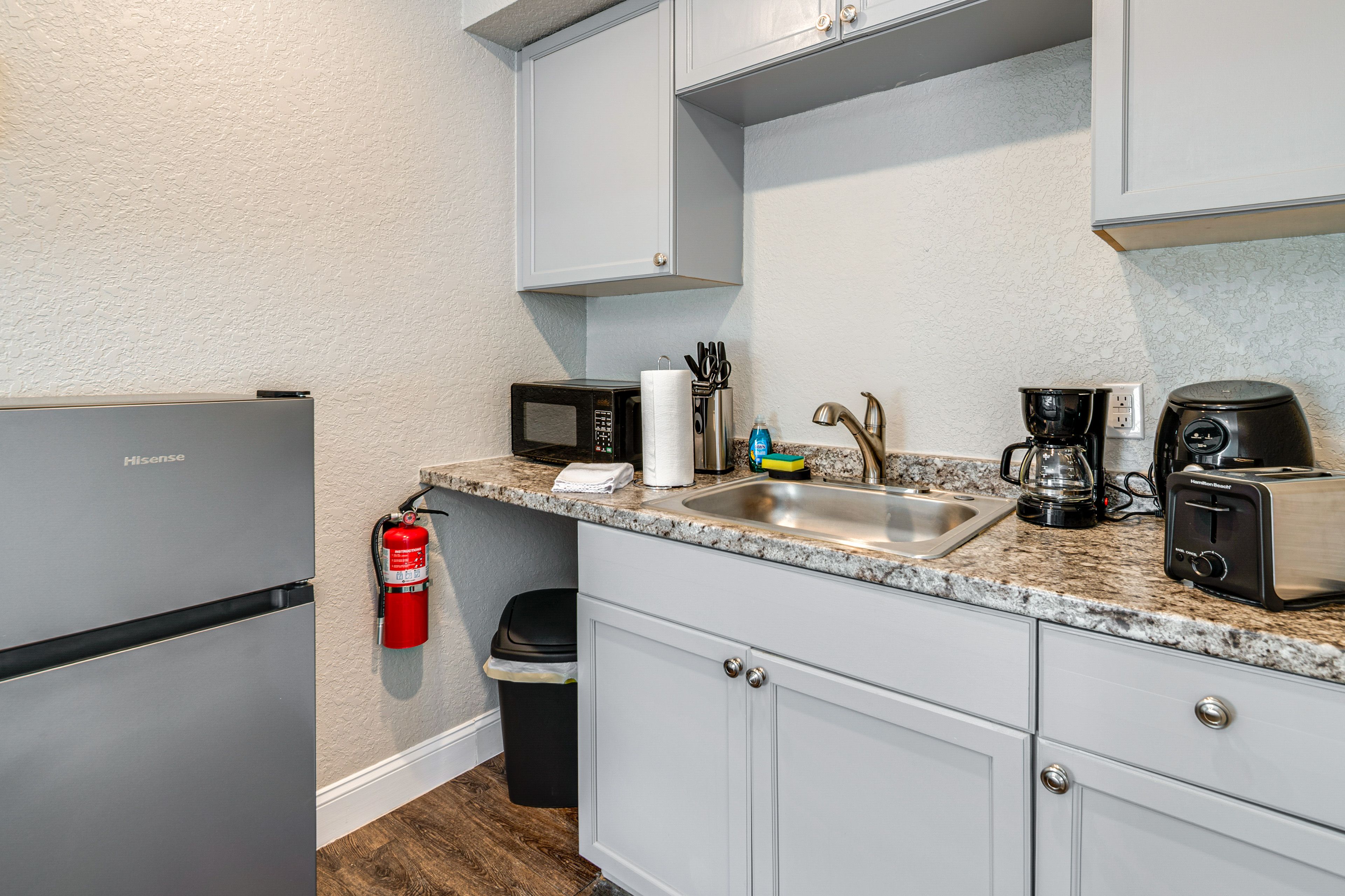 Kitchenette | Drip Coffee Maker | Air Fryer | Toaster | Cooking Basics
