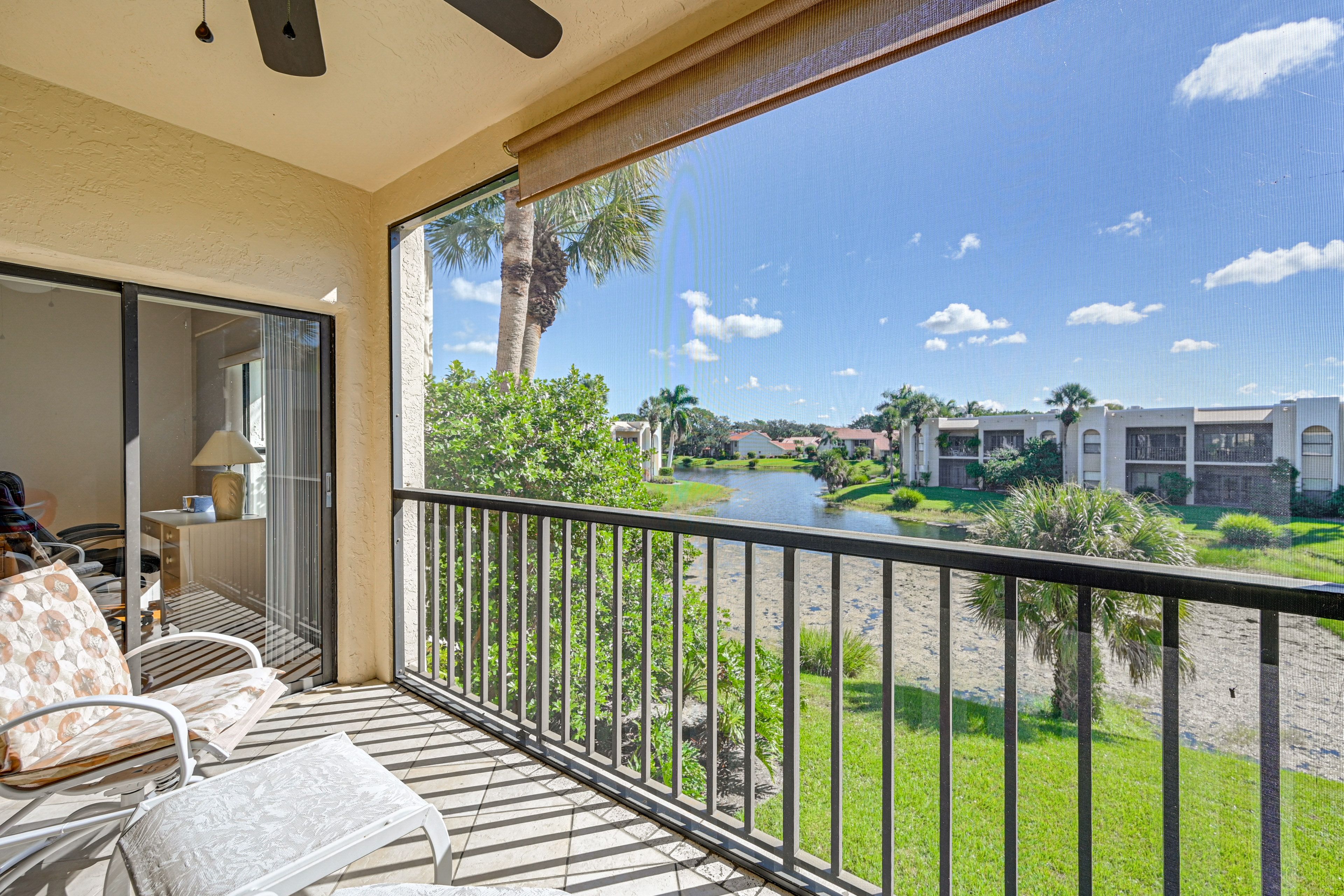 Screened Balcony | Access via Living Room