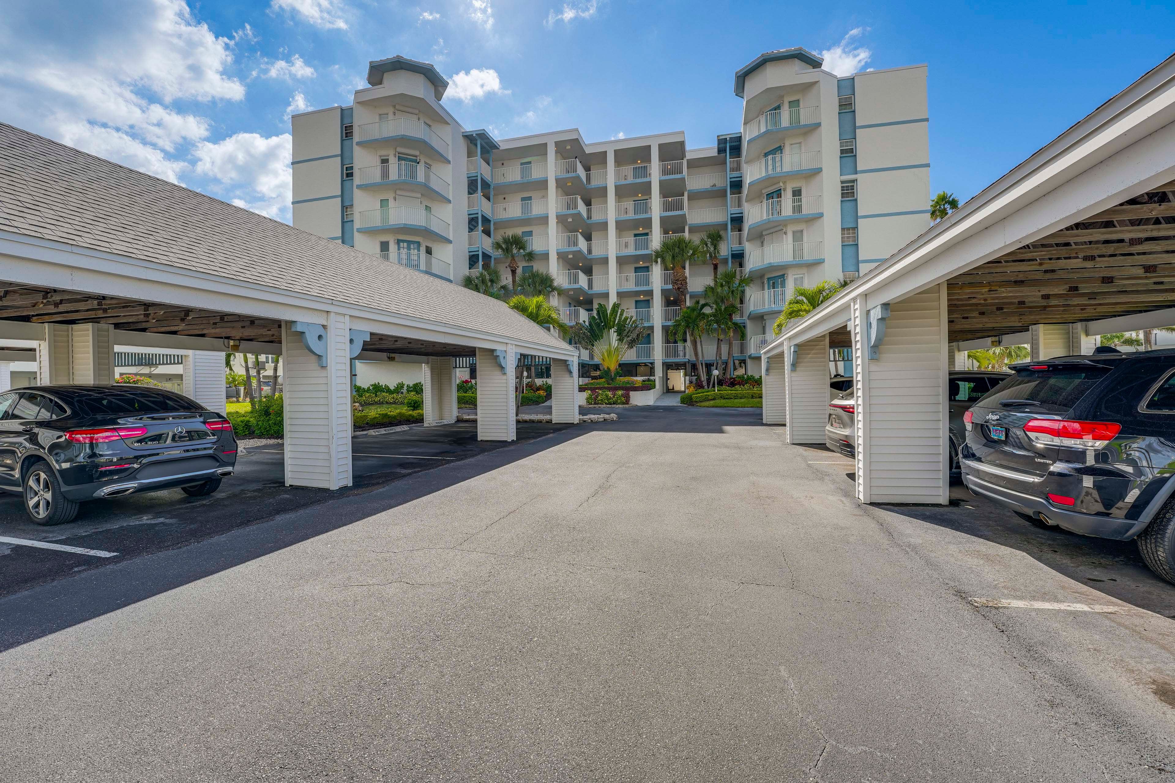 Parking | Reserved Carport (1 Vehicle) | Open Community Lot (1 Vehicle)