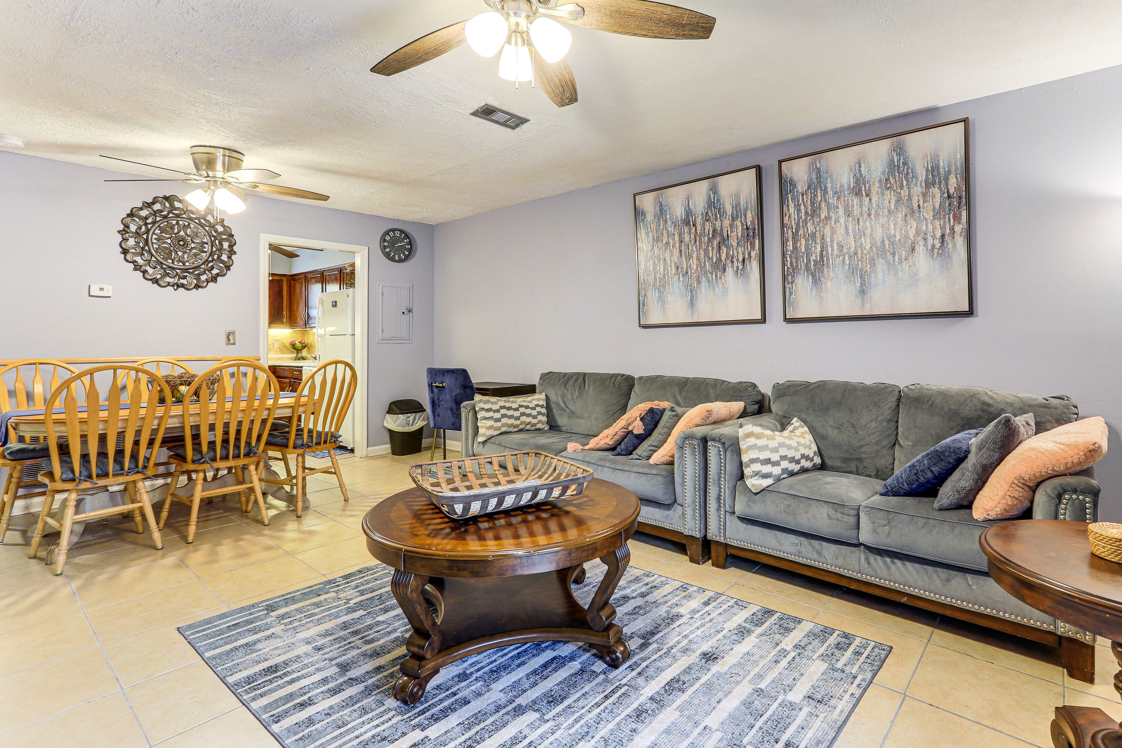 Decatur Vacation Rental | 2BR | 1.5BA | 1,268 Sq Ft | Step-Free Entry