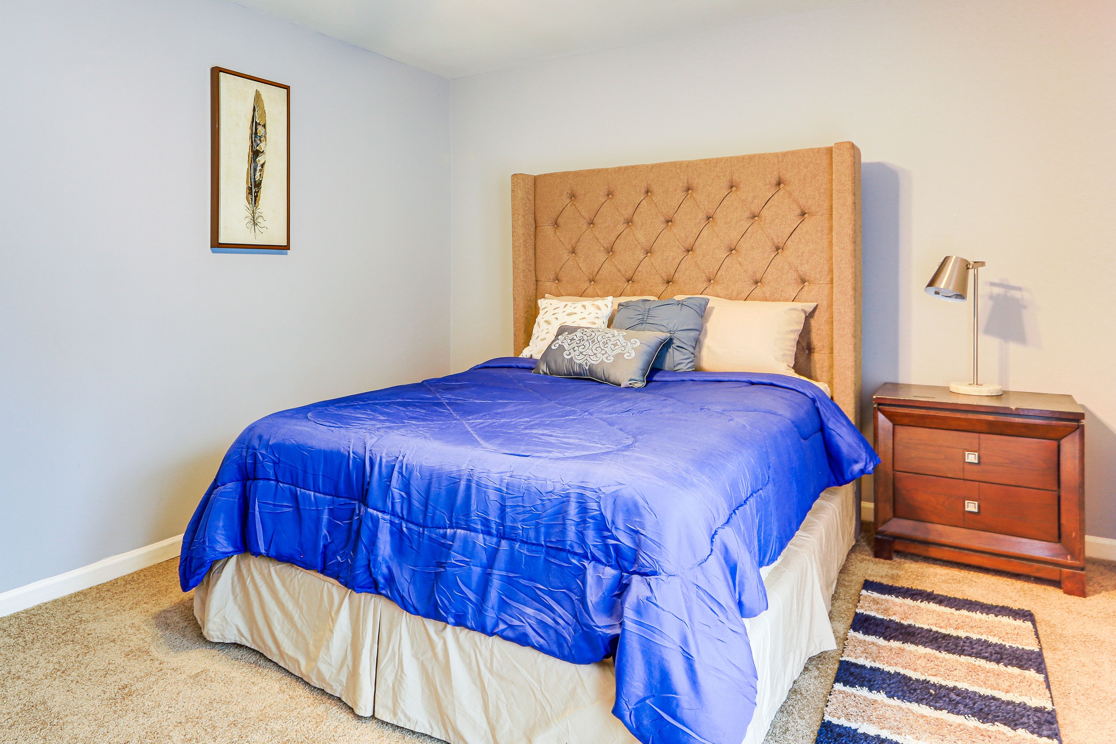 Bedroom 1 | Queen Bed | Linens Provided | 2nd Floor