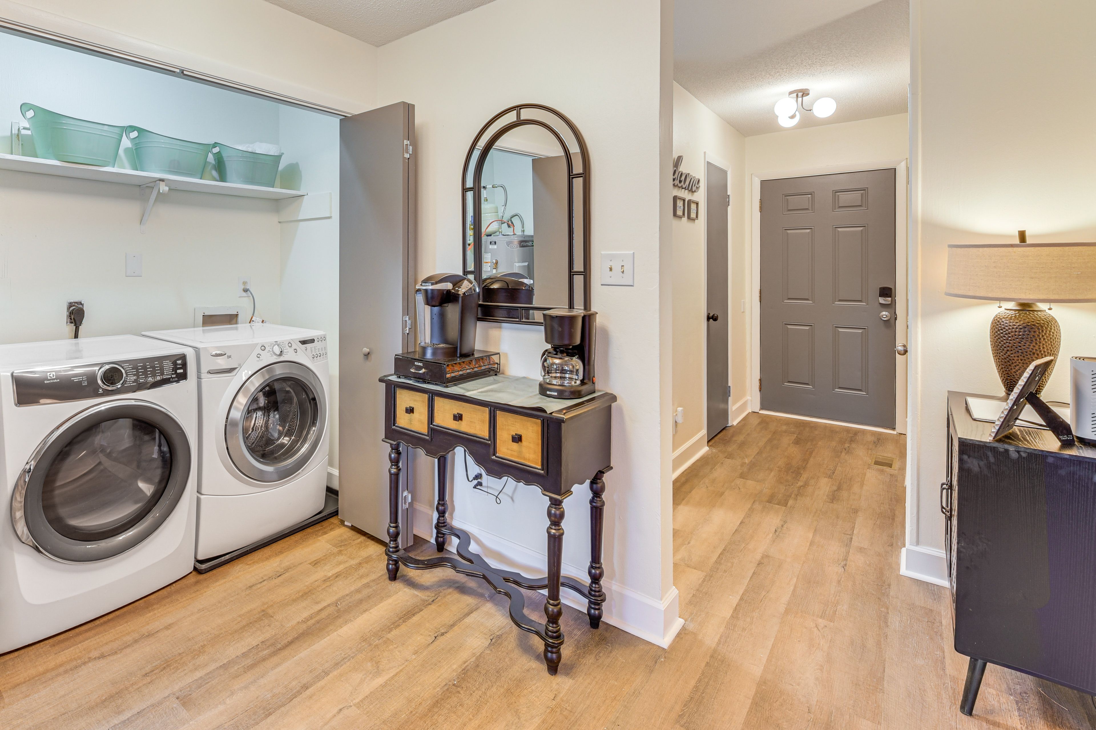 Coffee Bar | Laundry Area