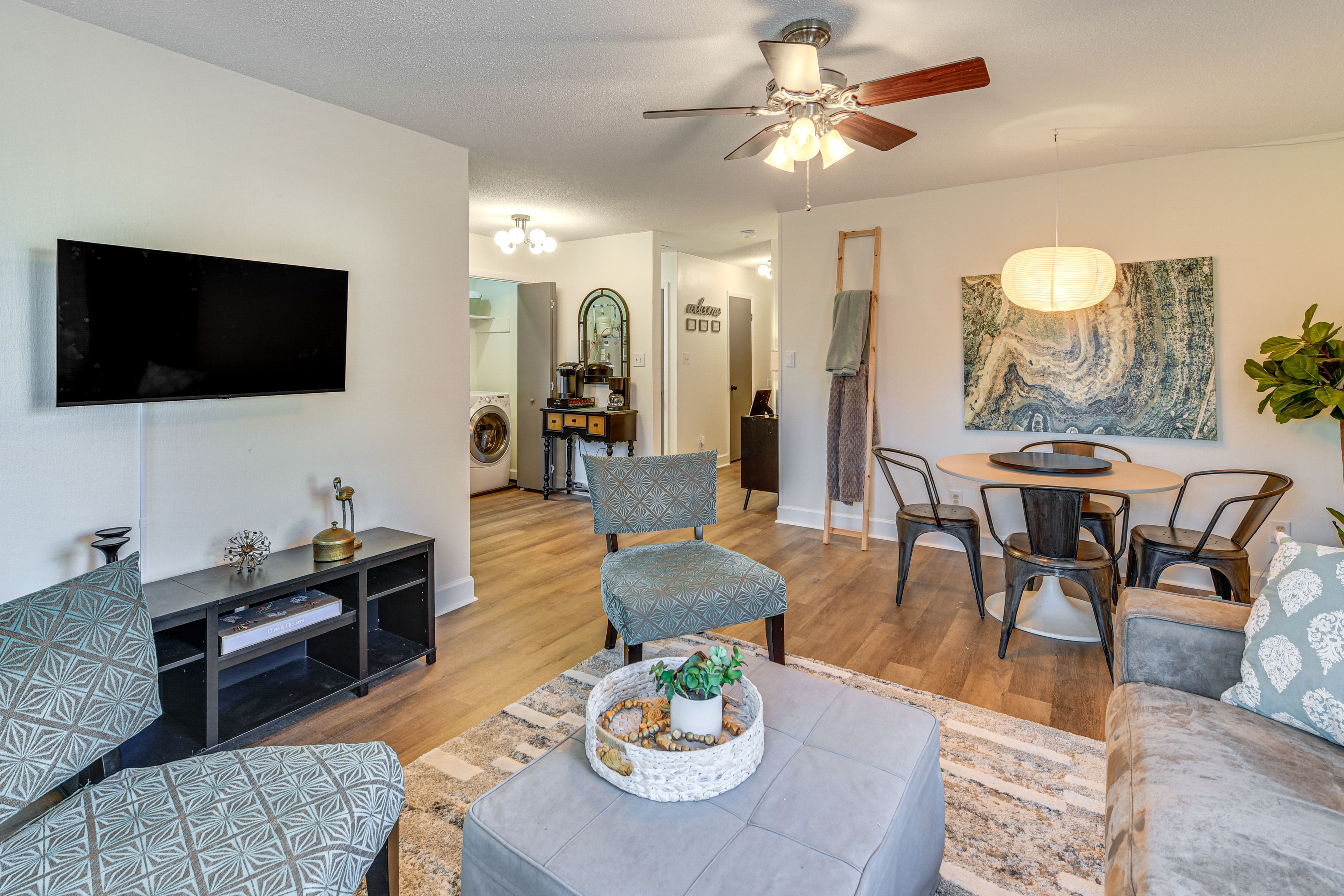 Living Room | Twin Sleeper Sofa | Smart TV | Board Games