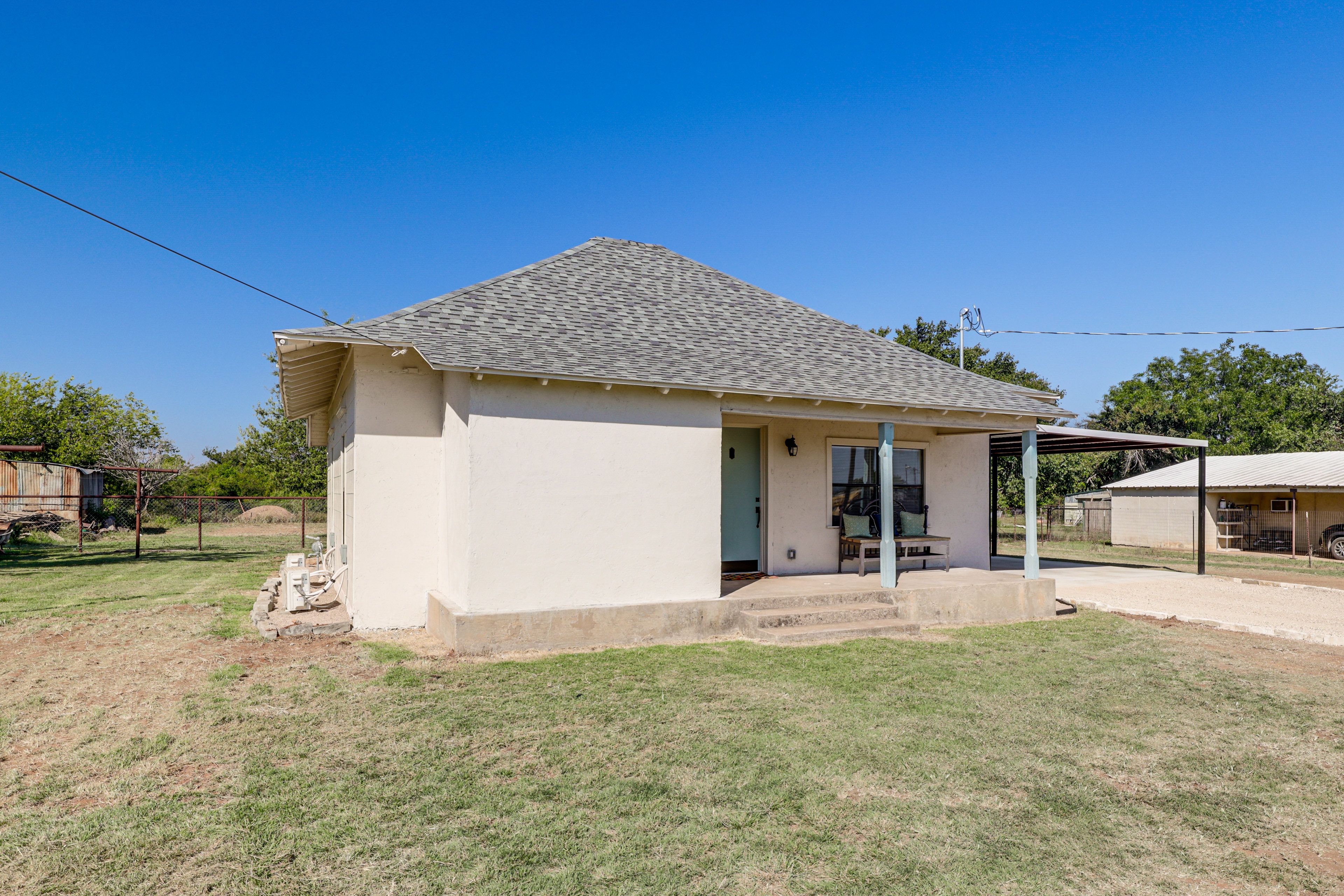 Exterior | Covered Porch w/ Bench