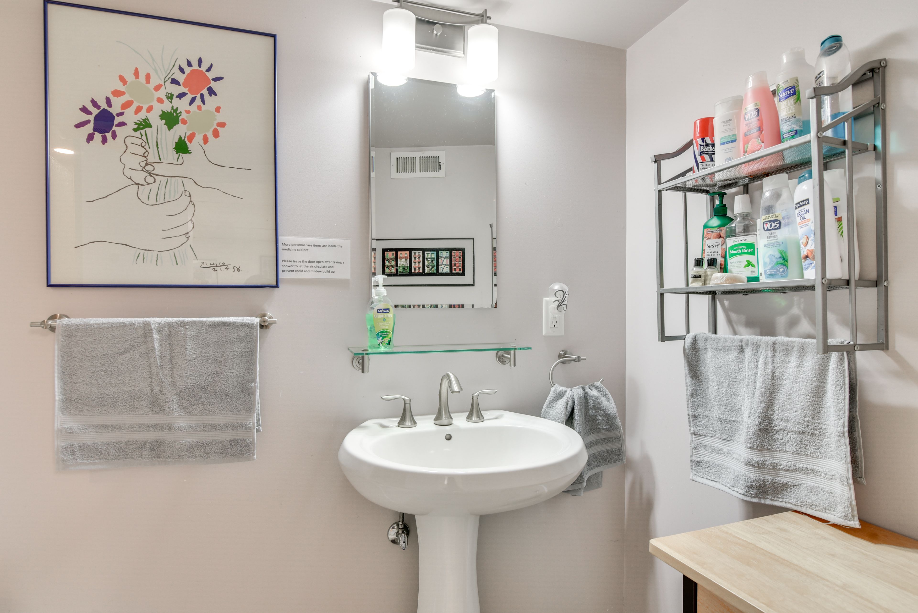 Bathroom | Towels Provided | Complimentary Toiletries | Hair Dryer
