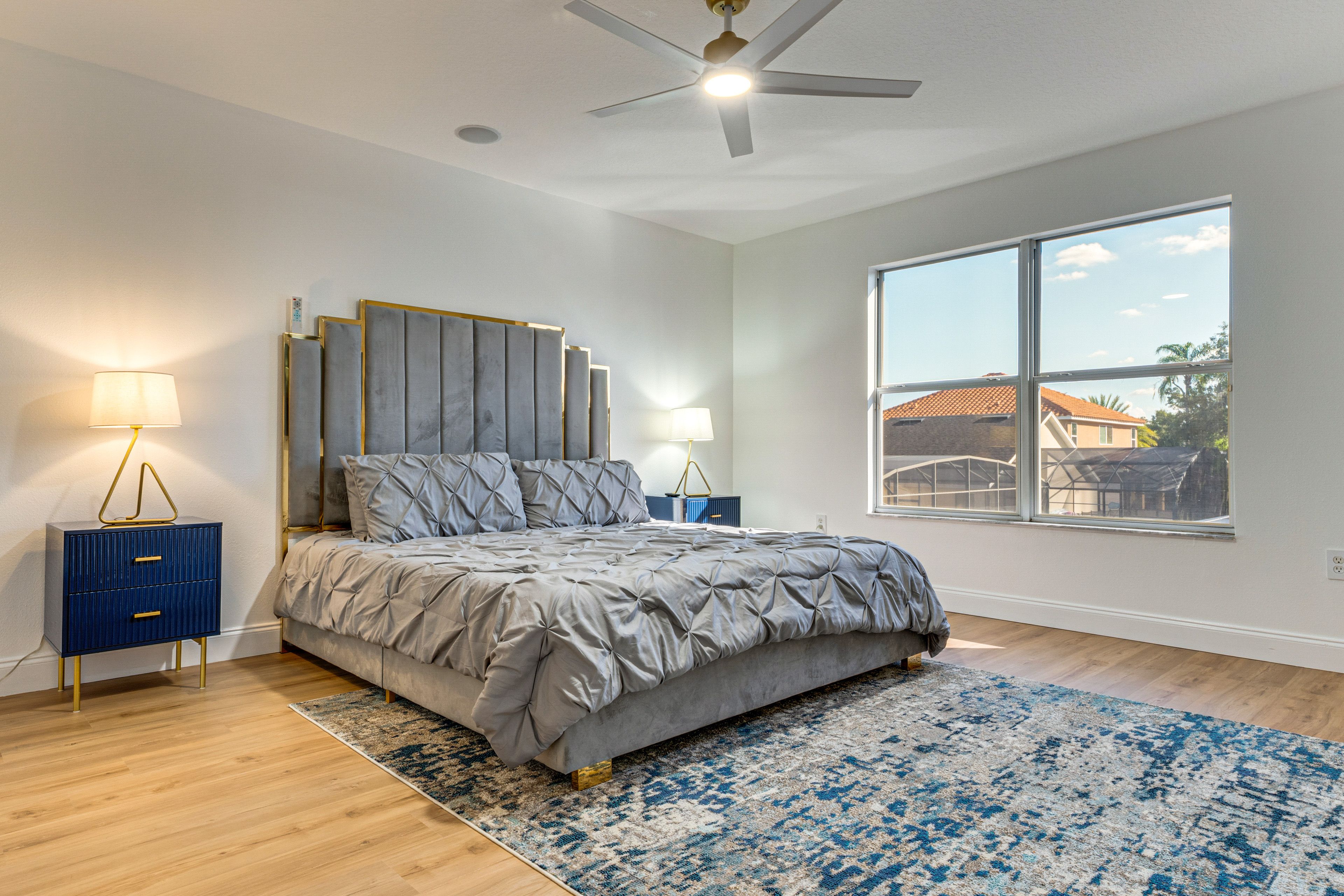 Bedroom 1 | 2nd Floor | King Bed | Smart TV | Linens Provided