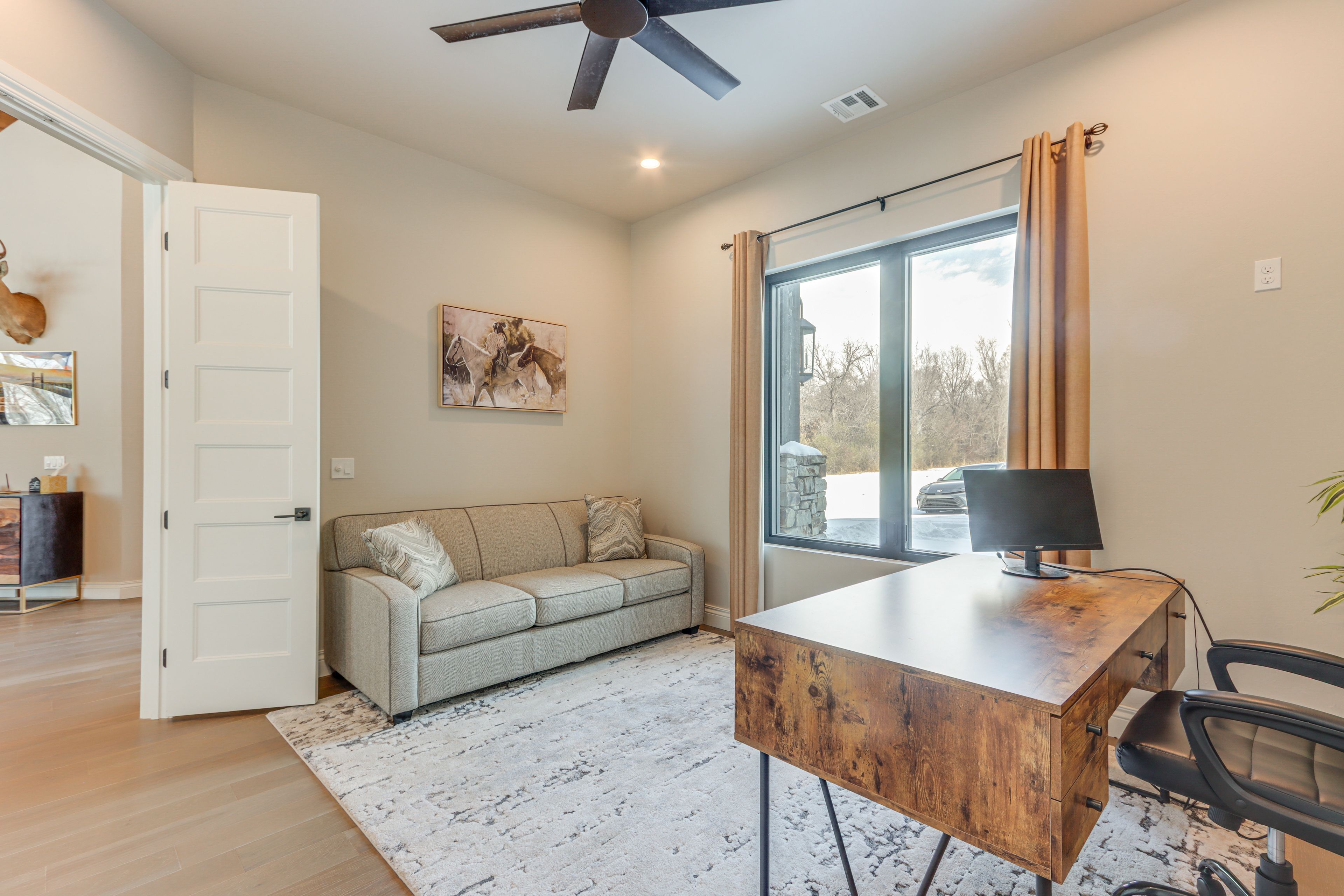 Bedroom 4 (Office) | Queen Sleeper Sofa | 1st Floor