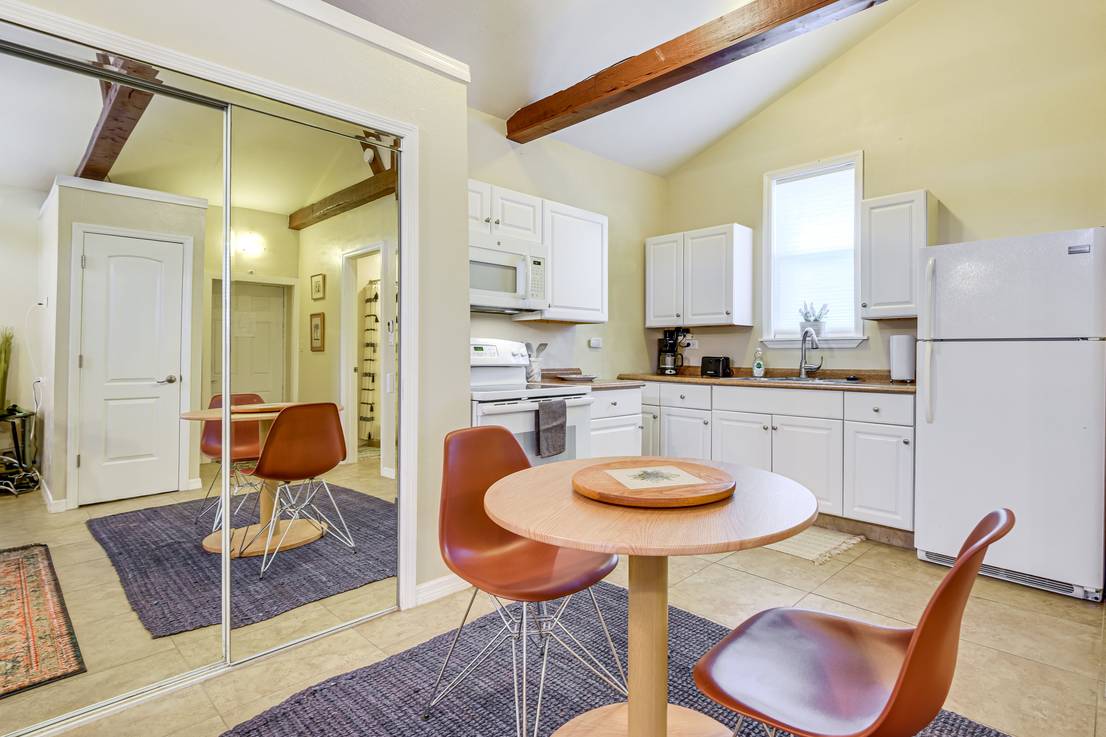 Kitchen & Dining Area | Window A/C & Heat Unit