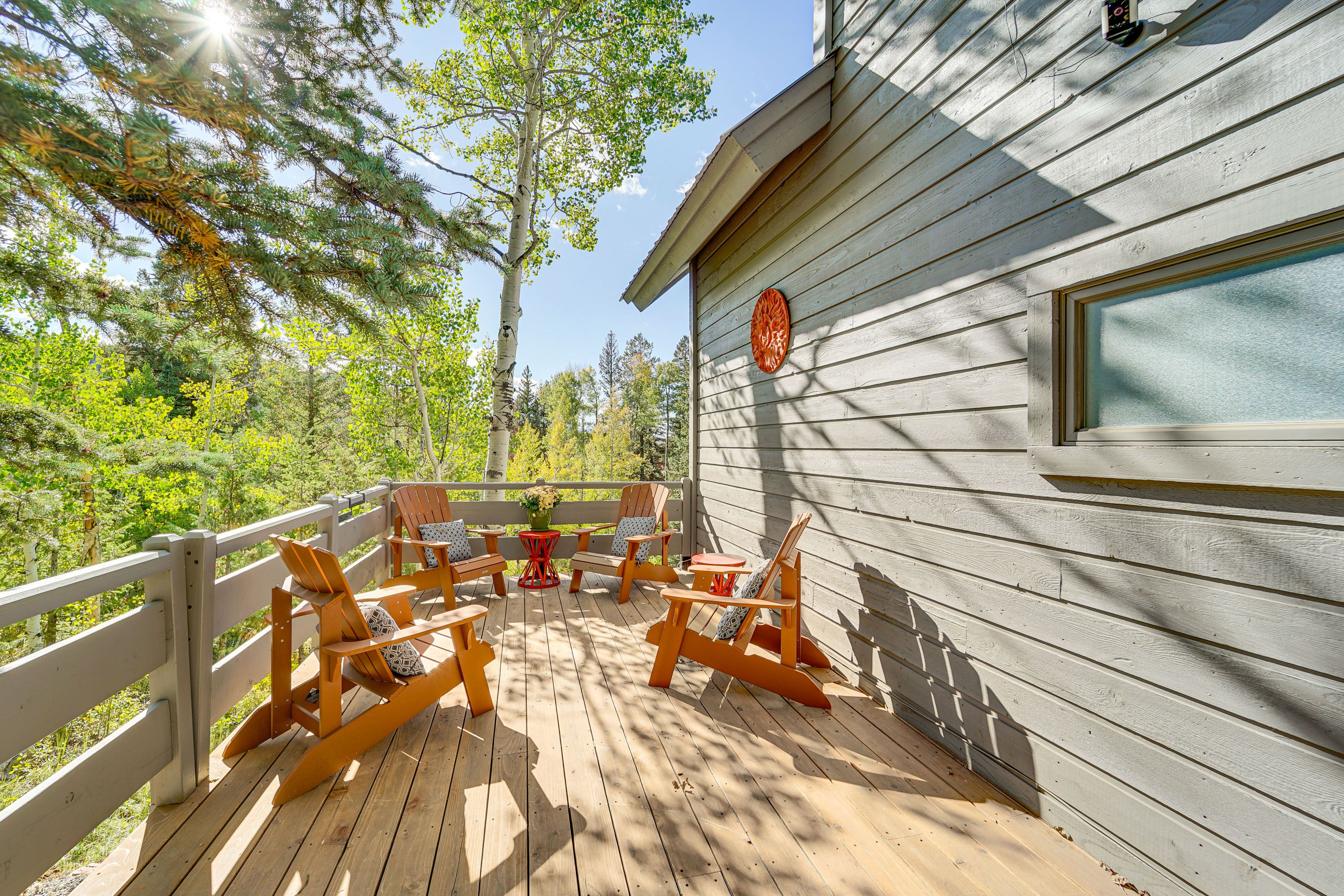 Furnished Deck | Gas Grill | 17 Mi to Durango Hot Springs Resort & Spa