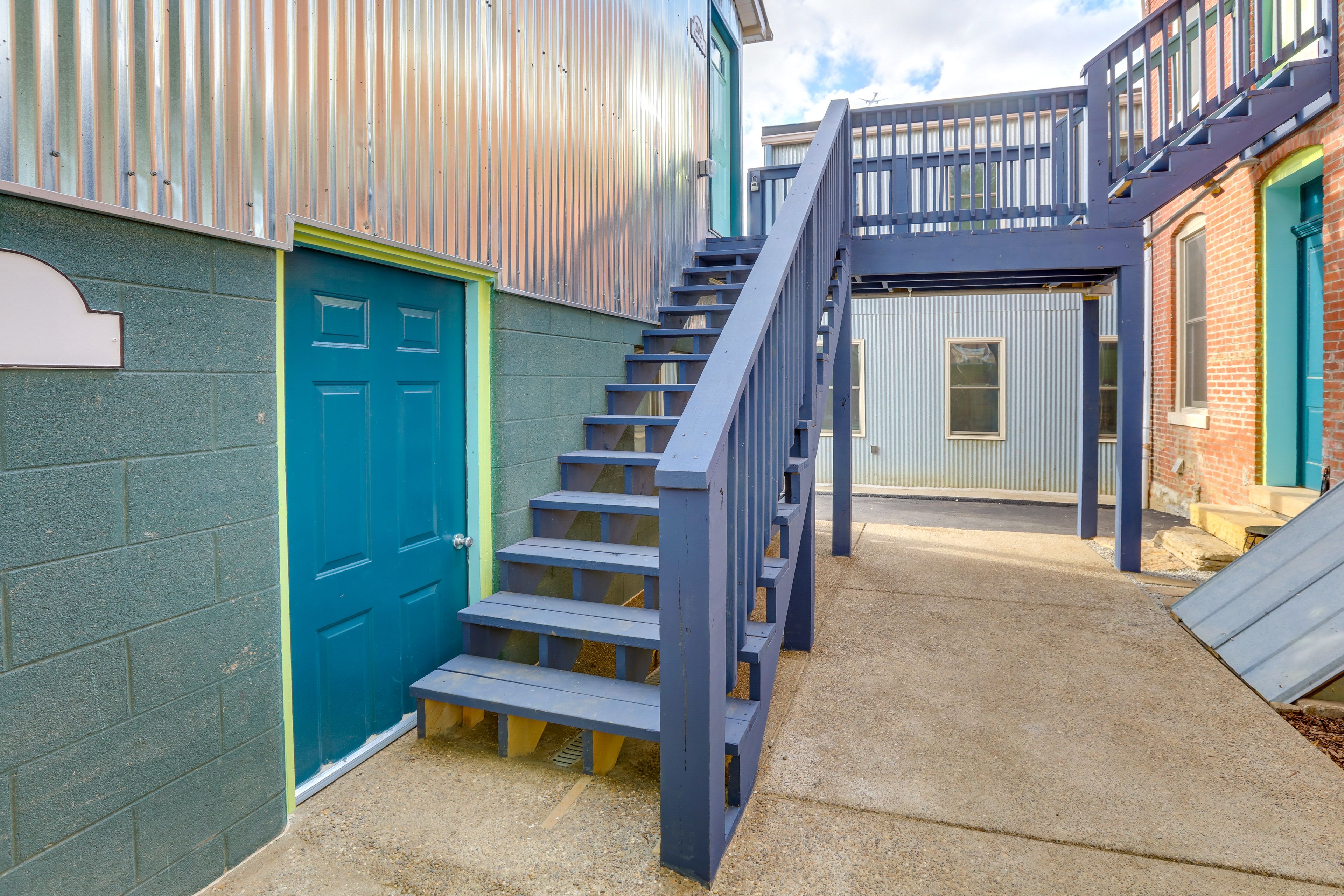 Stairs to Access Studio