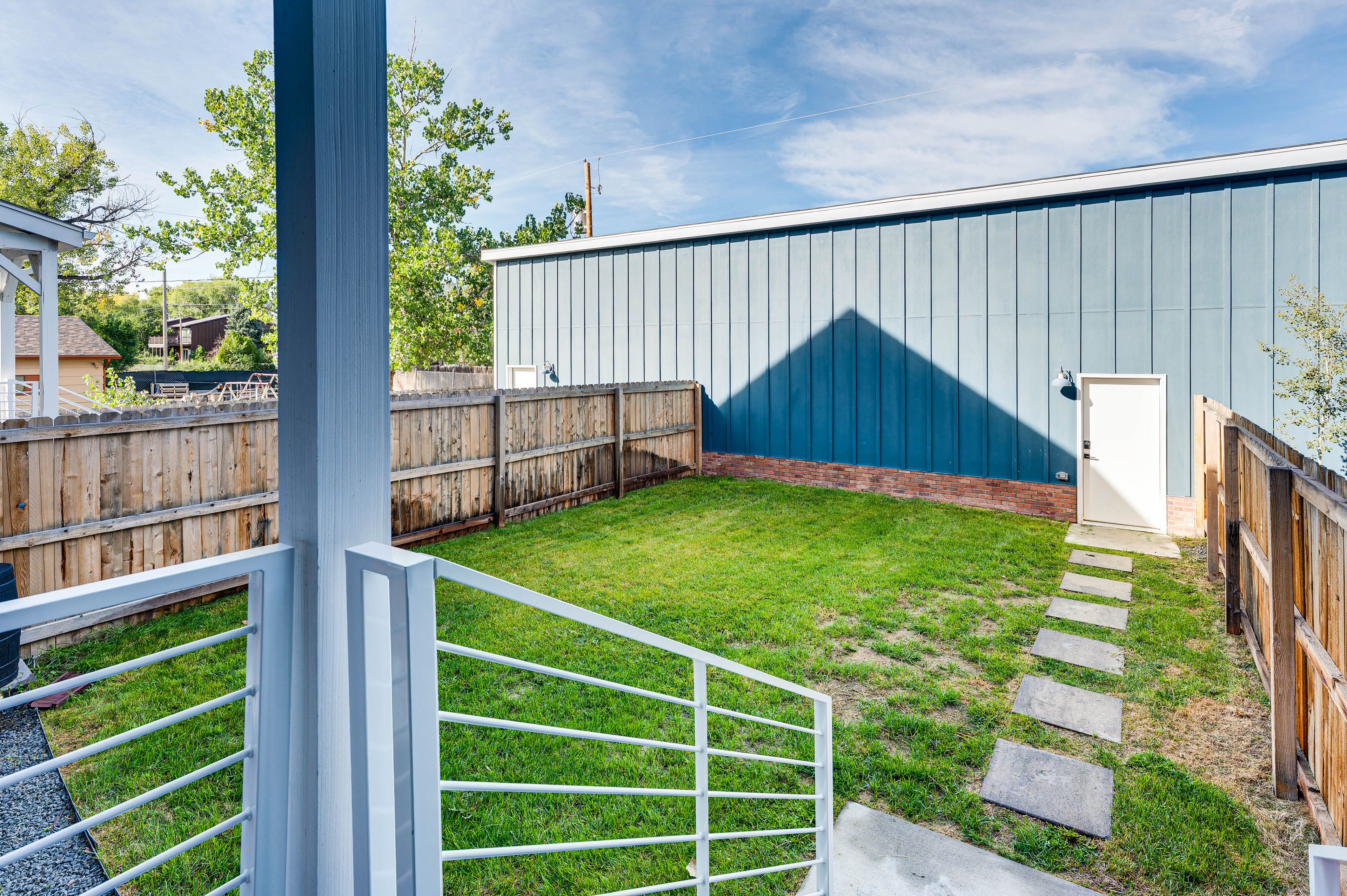Private Backyard Area