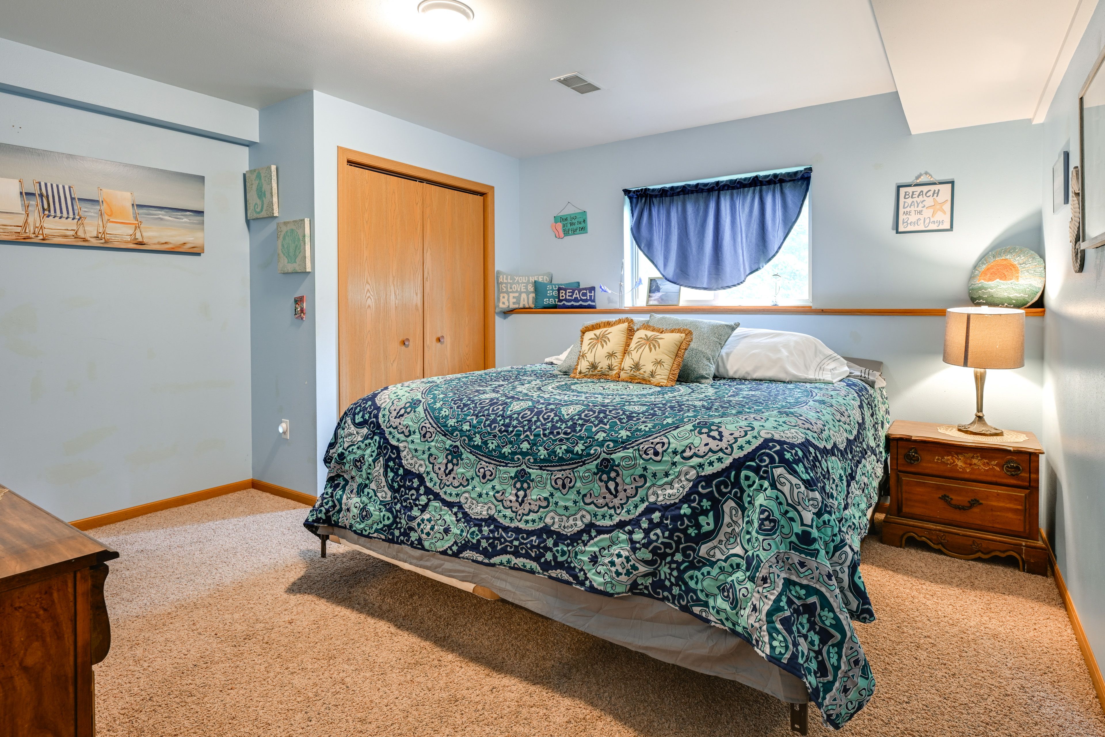 Bedroom 1 | Lower Floor | King Bed | Linens Provided