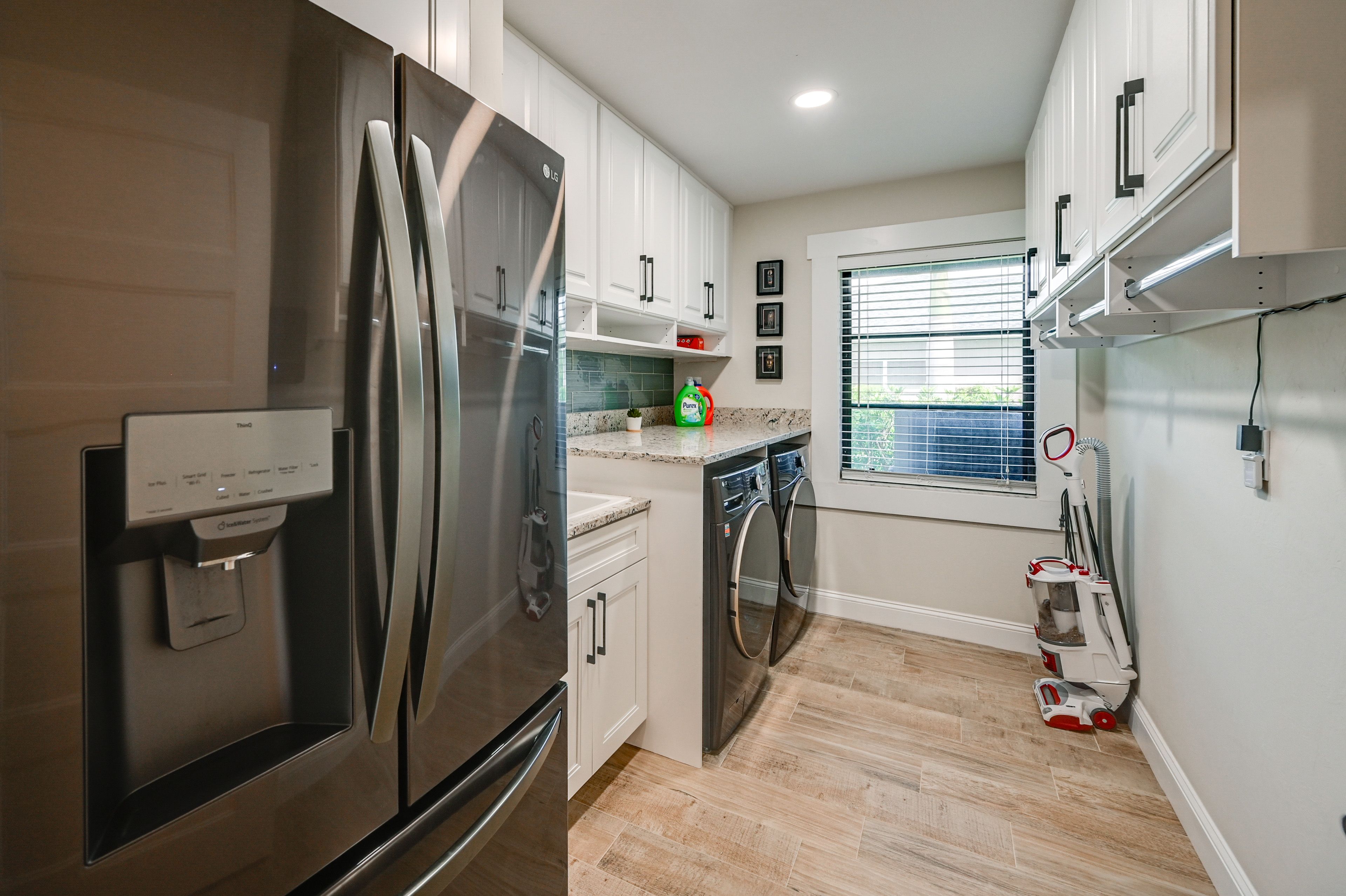 Laundry Room | Washer & Dryer | Bonus Refrigerator