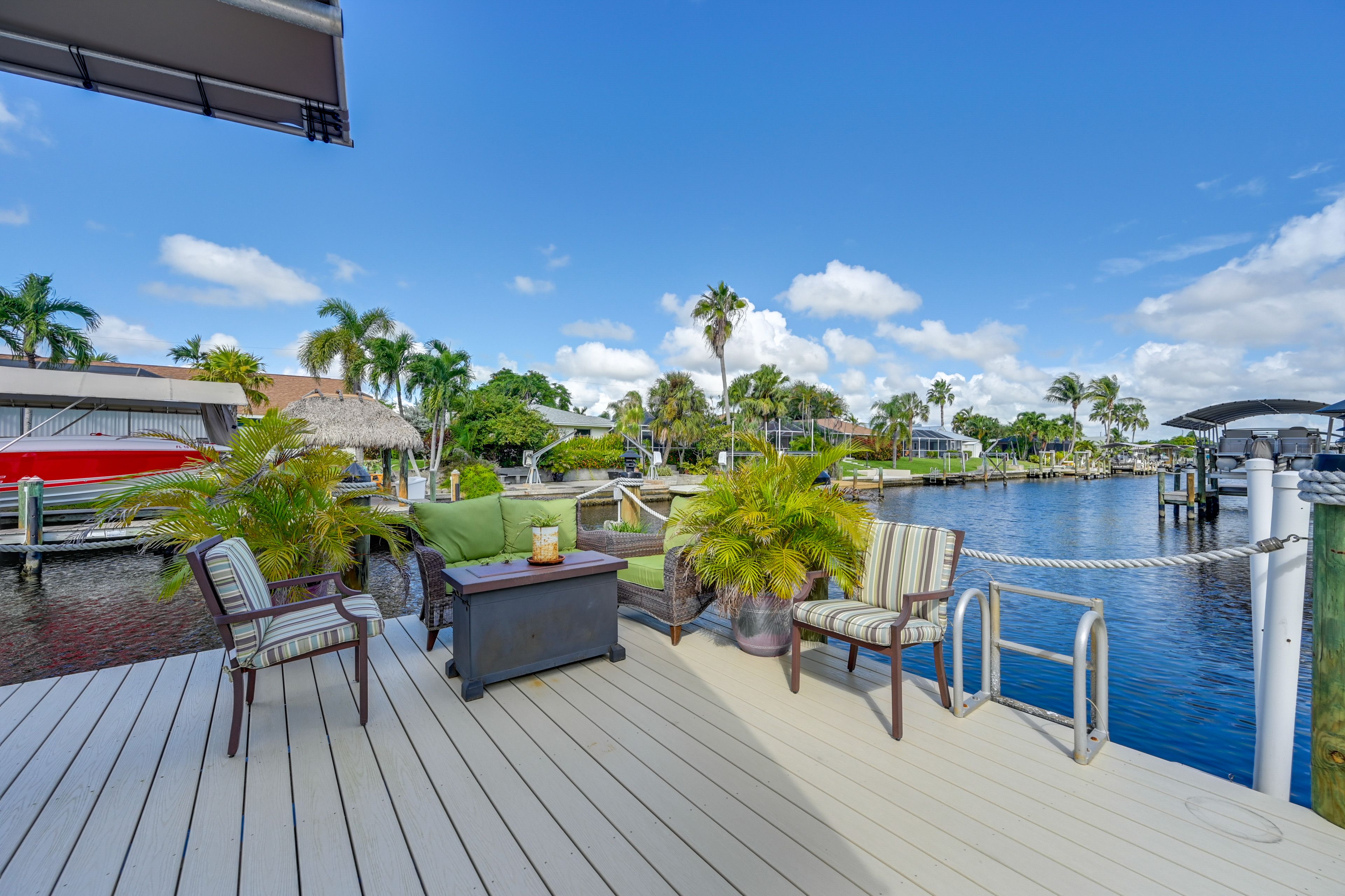 Waterfront Deck | Propane Fire Pit | Canal Access On-Site