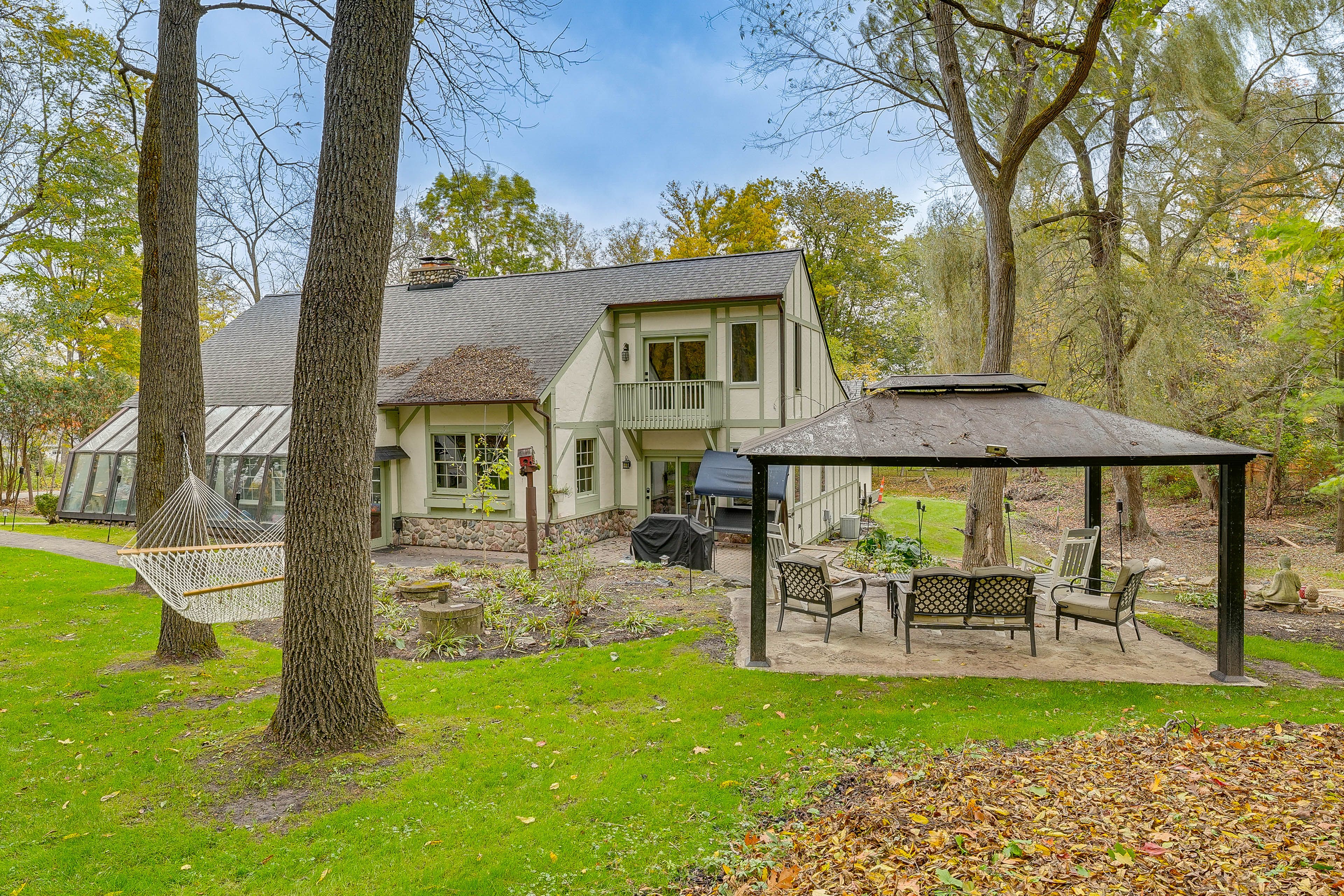 Private Backyard Area | Furnished Gazebo