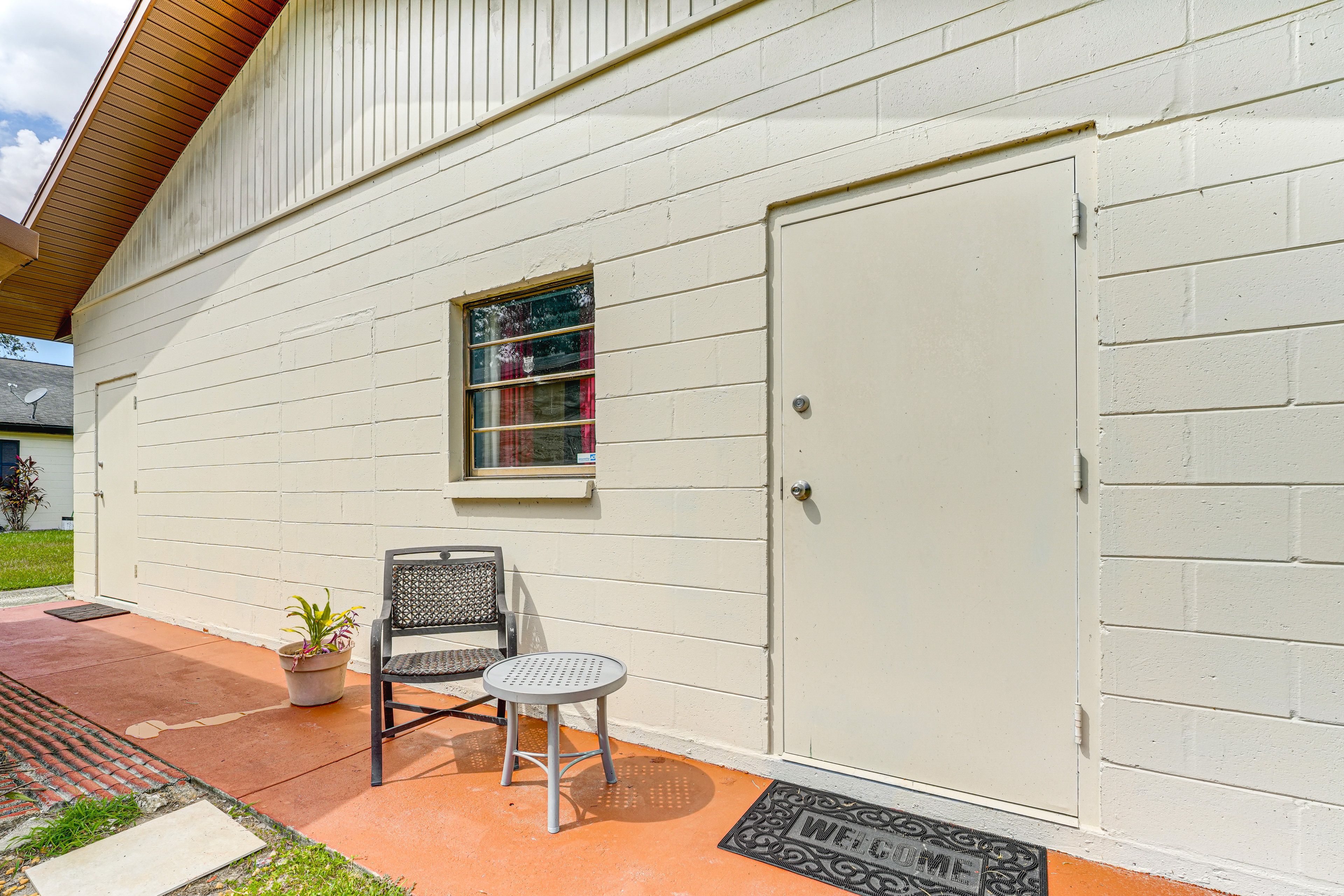 Private Patio | Apartment Entrance
