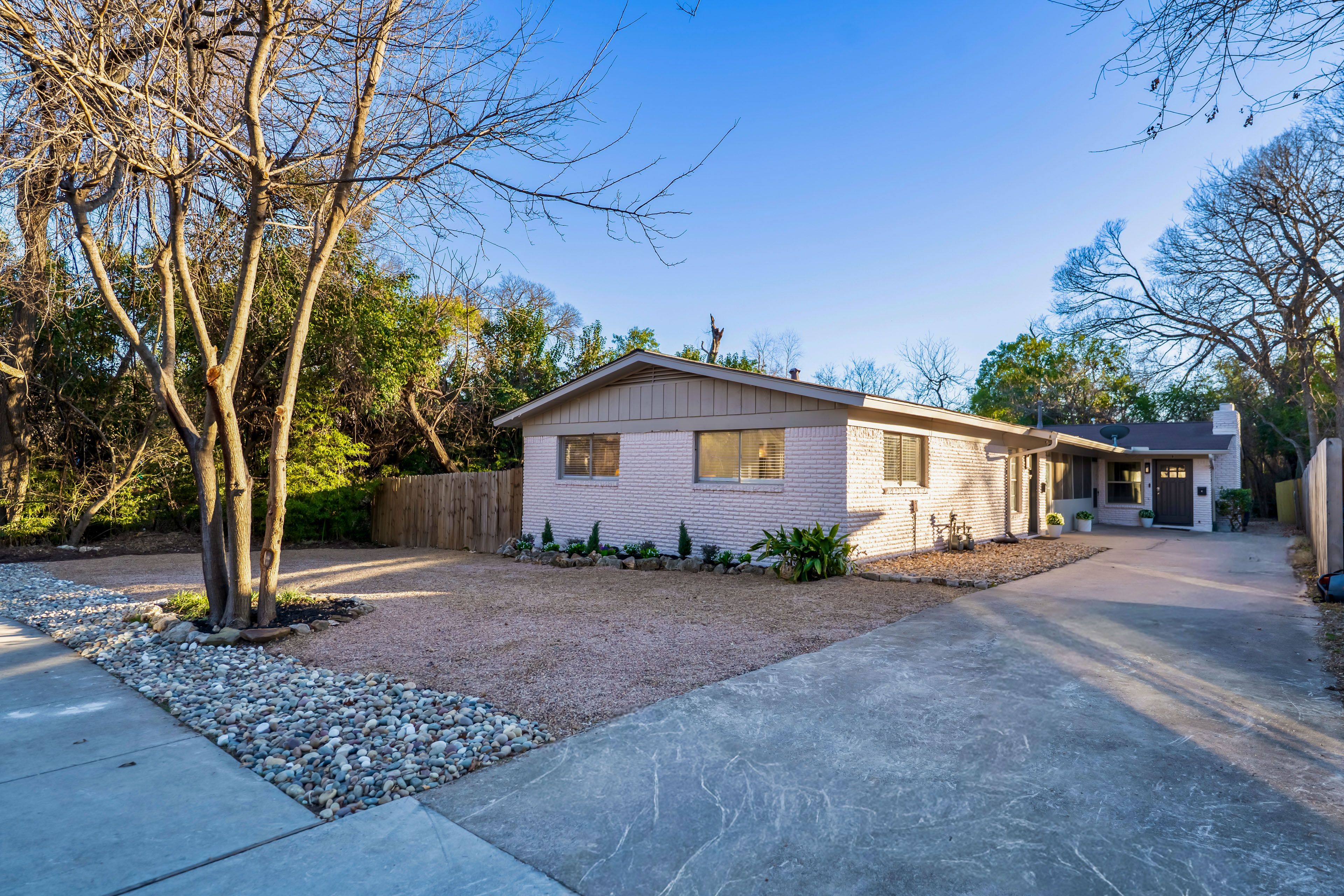 Duplex Exterior | Shared Driveway (2 Vehicles)