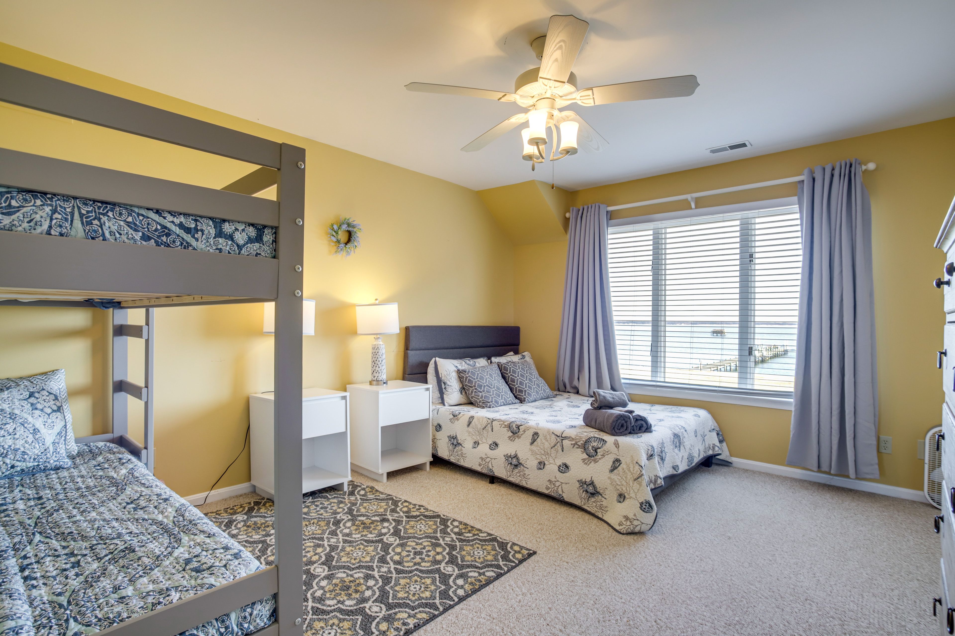 Bedroom 2 | Queen Bed | Twin Bunk Bed | 2nd Floor