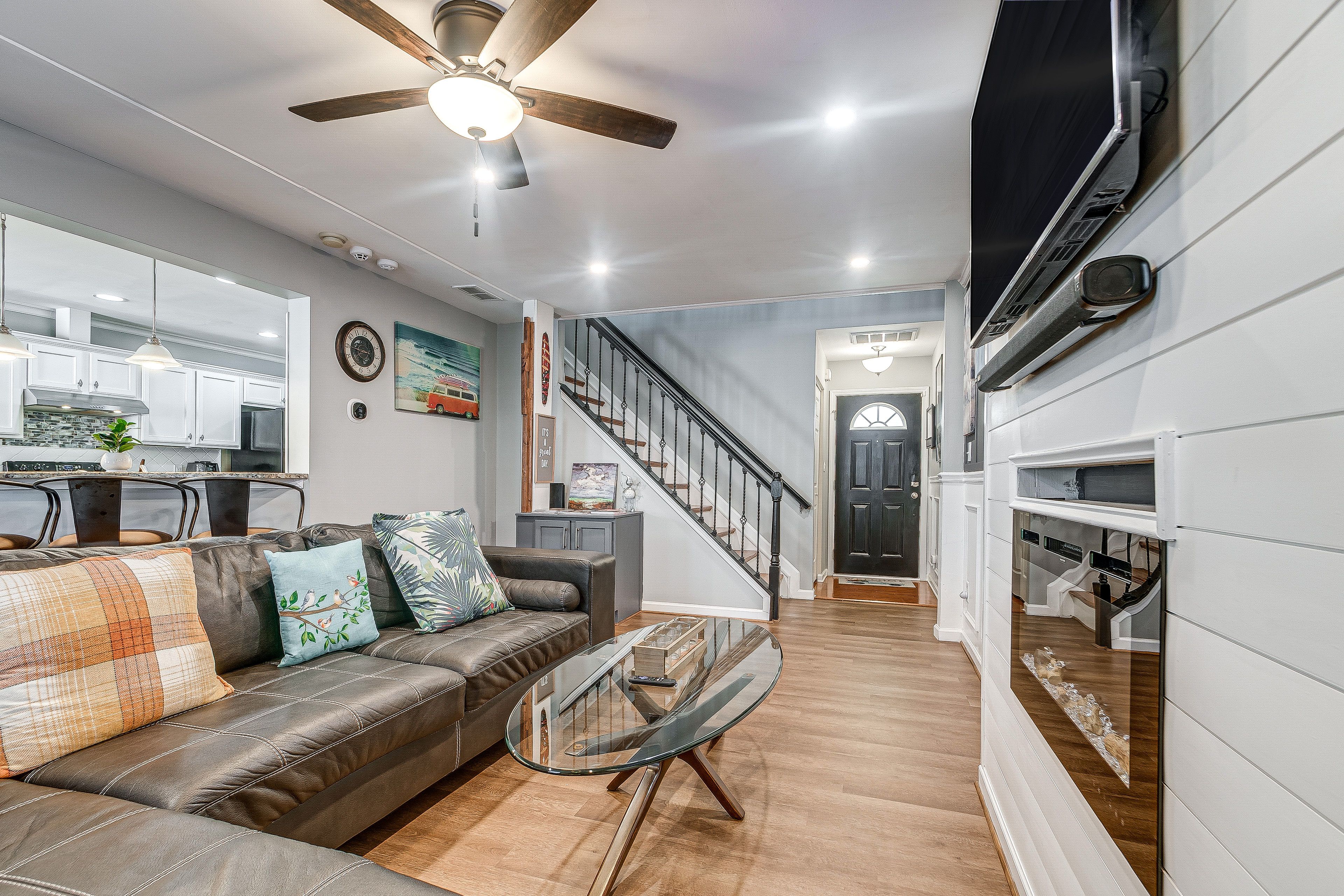 Townhome Interior | Free WiFi | Central A/C & Heat | 2-Story Layout
