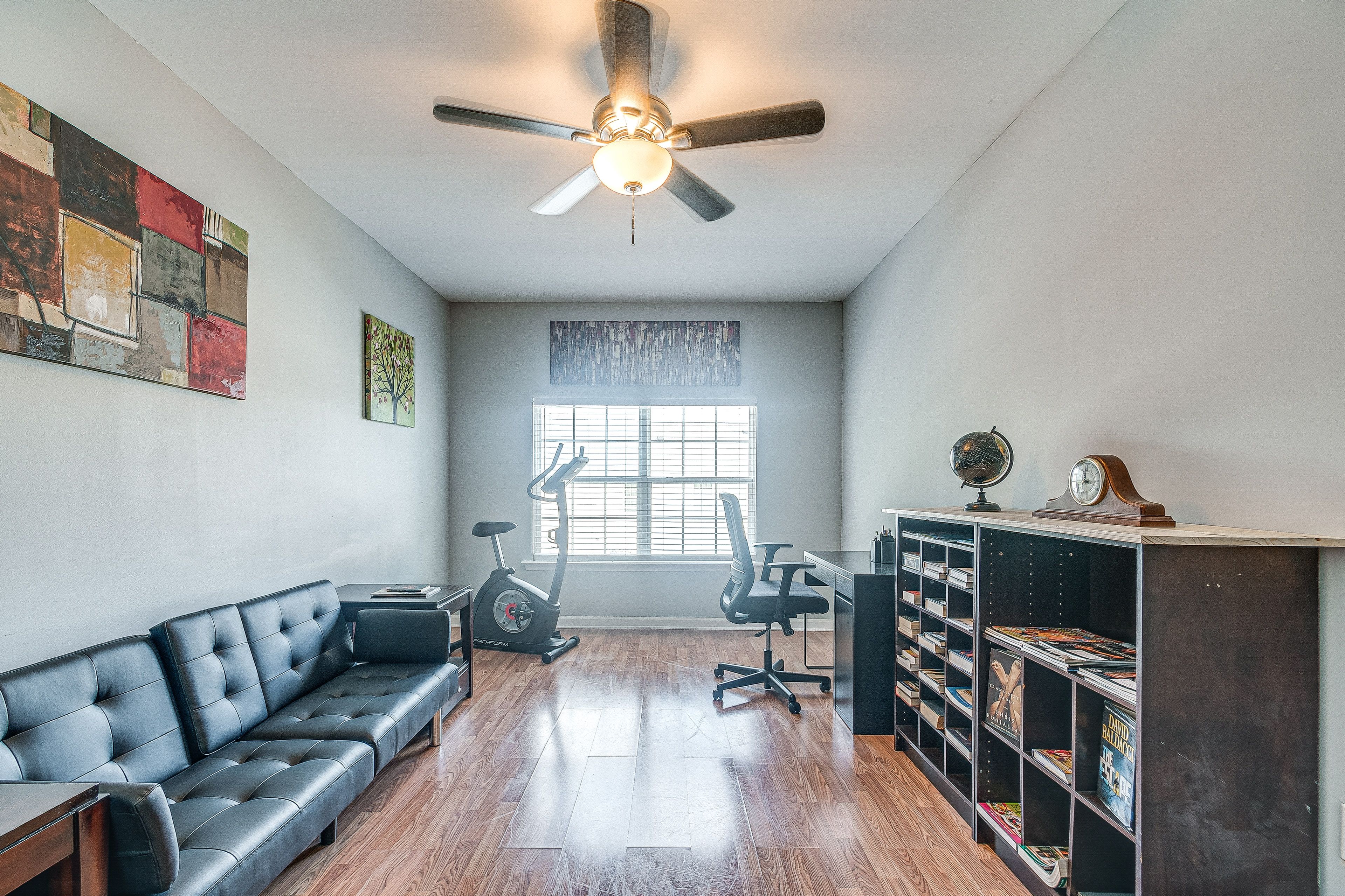 Loft | Workspace | Exercise Bike | Books | 2nd Floor