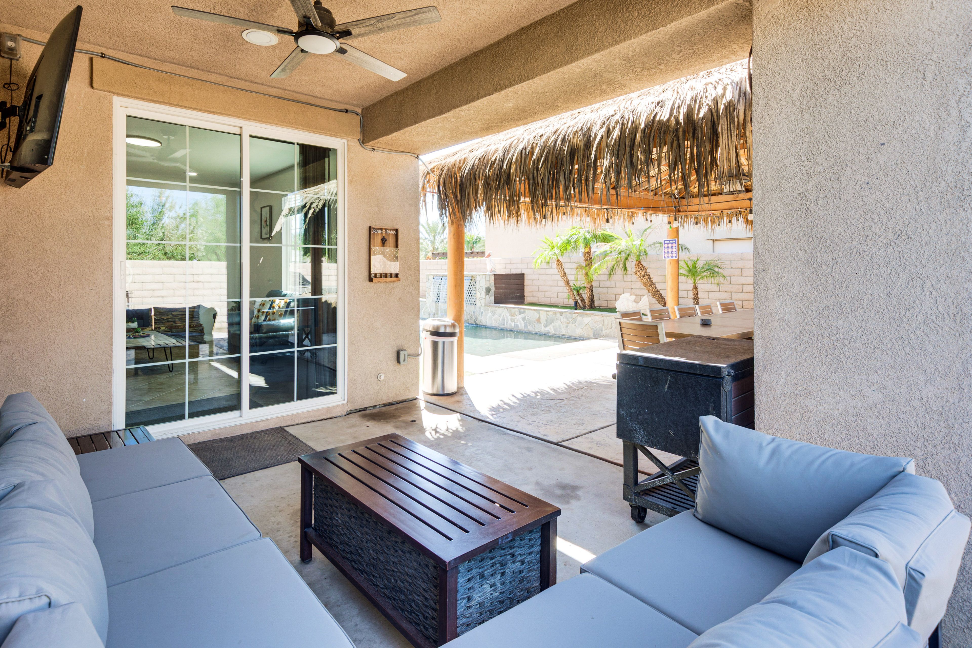 Covered Patio | Smart TV | Lounge Seating