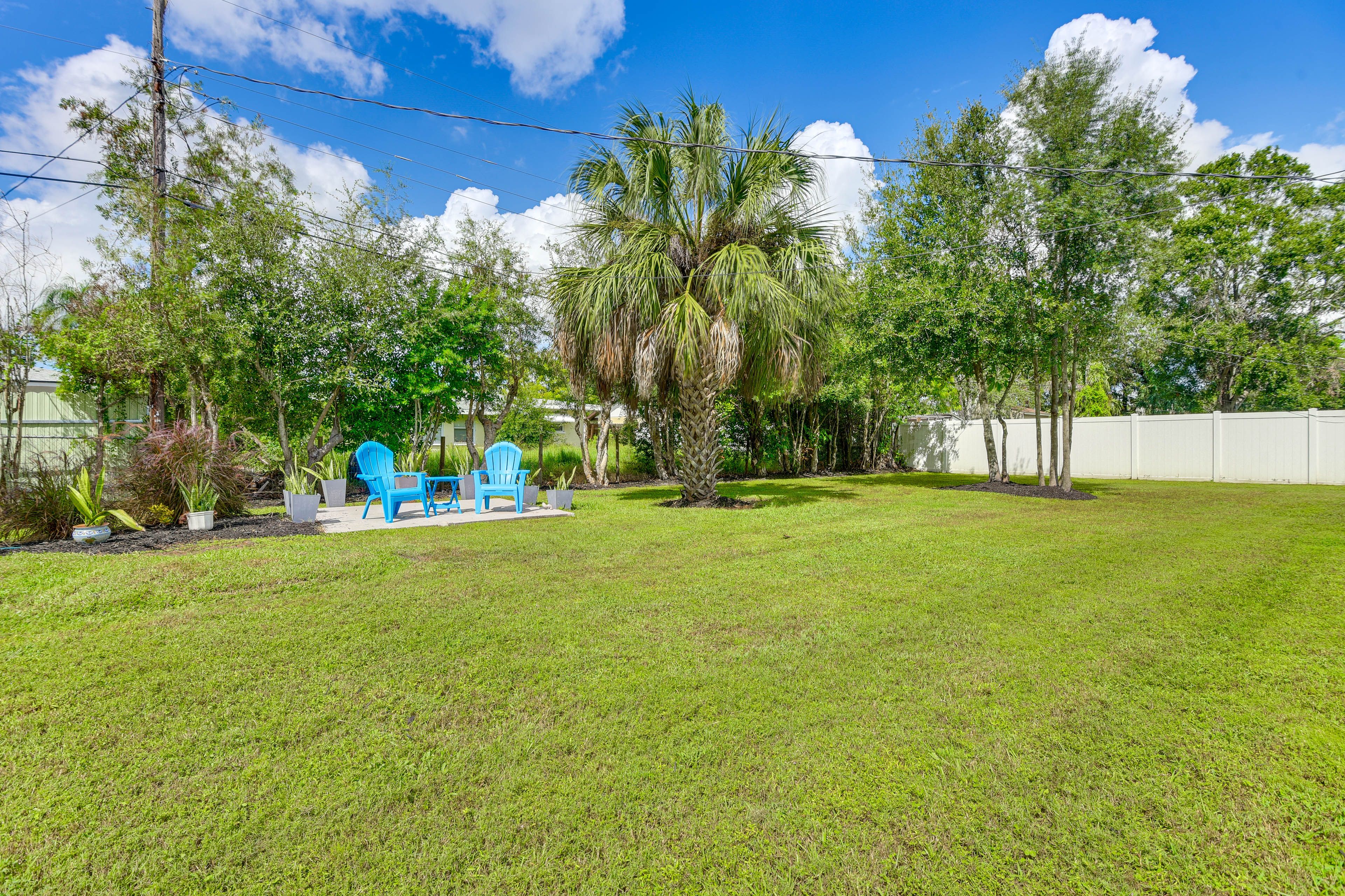 Spacious Backyard | Patio Area