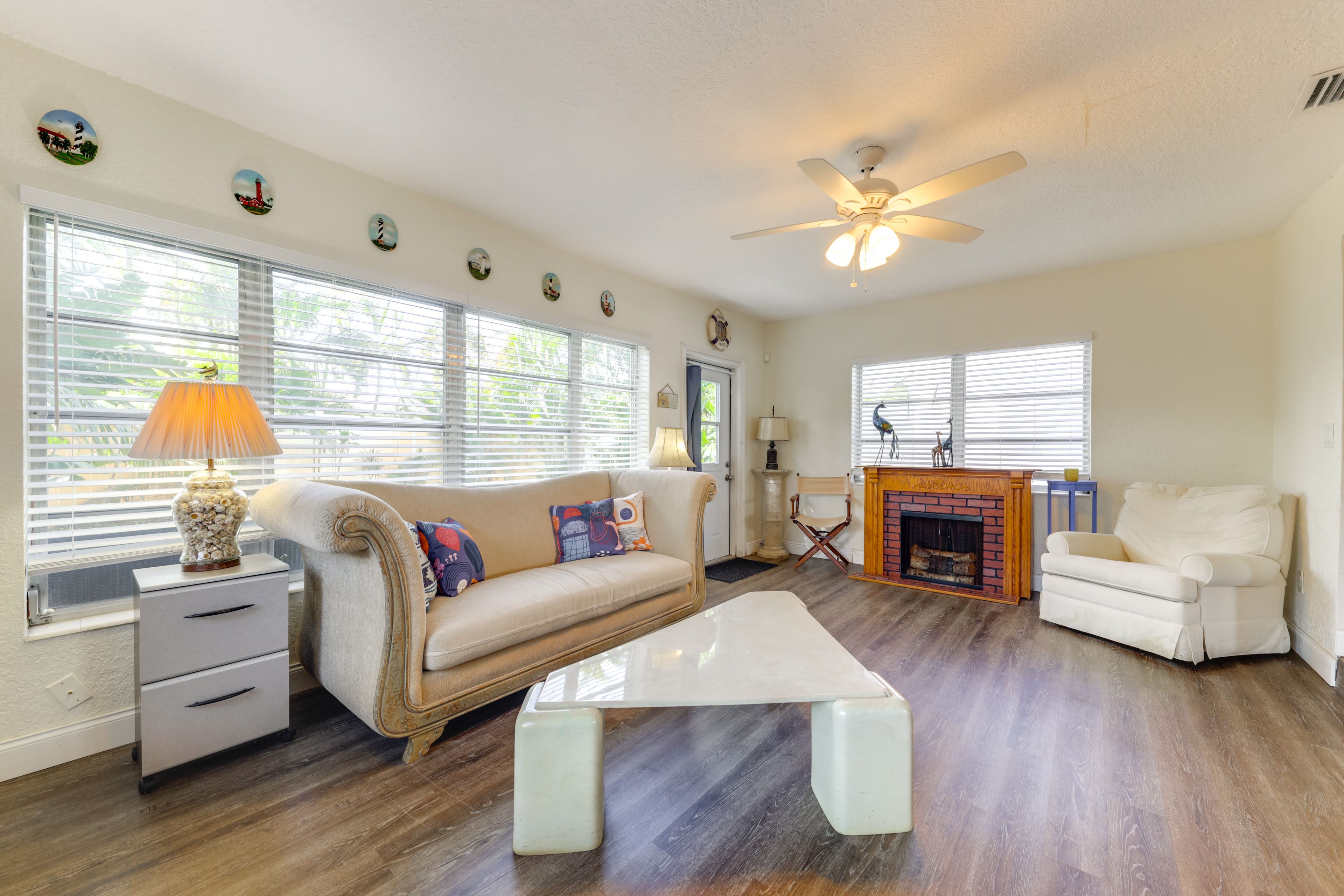 Family Room | Fireplace | Central A/C & Heating