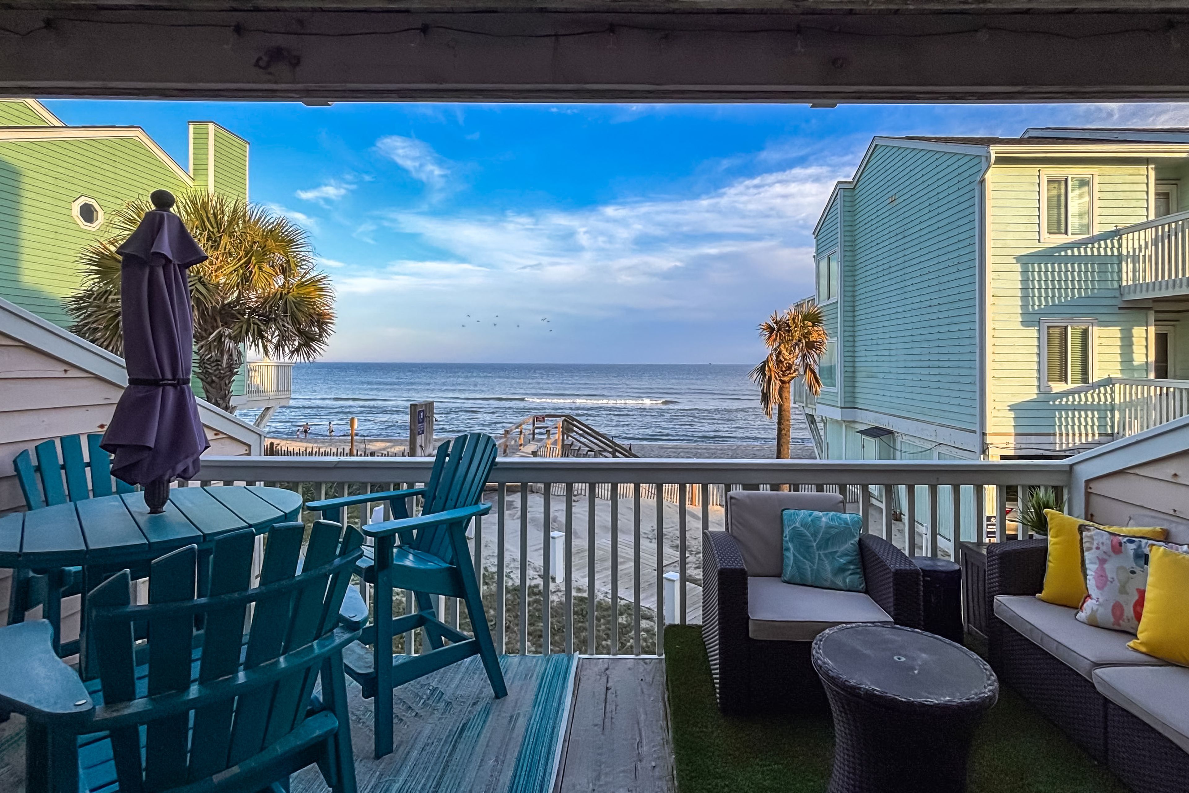 Kure Beach Vacation Rental | 2BR | 3BA | 1,116 Sq Ft | 1 Flight of Stairs