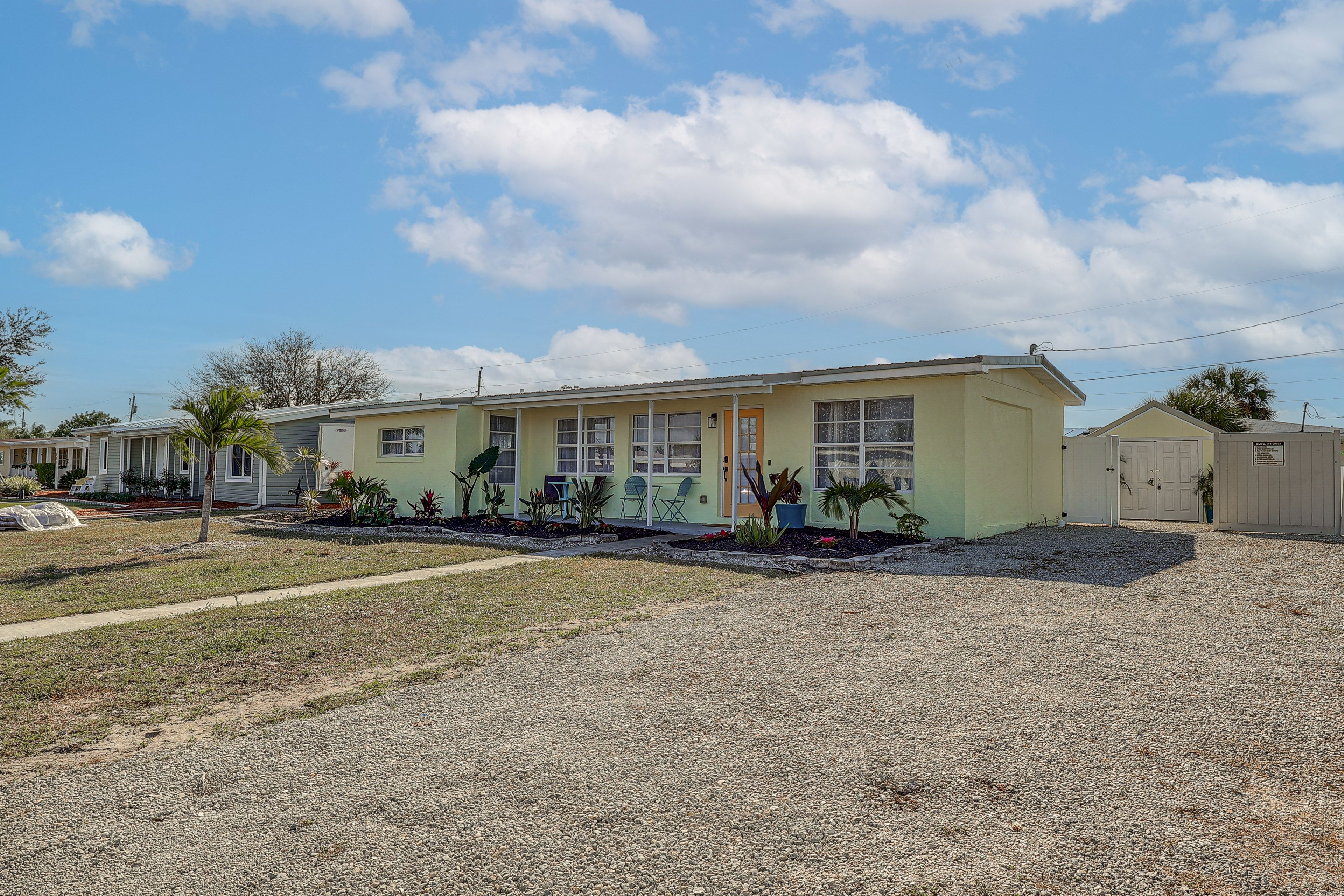 Exterior | Driveway (4 Vehicles) | RV/Trailer Parking Available