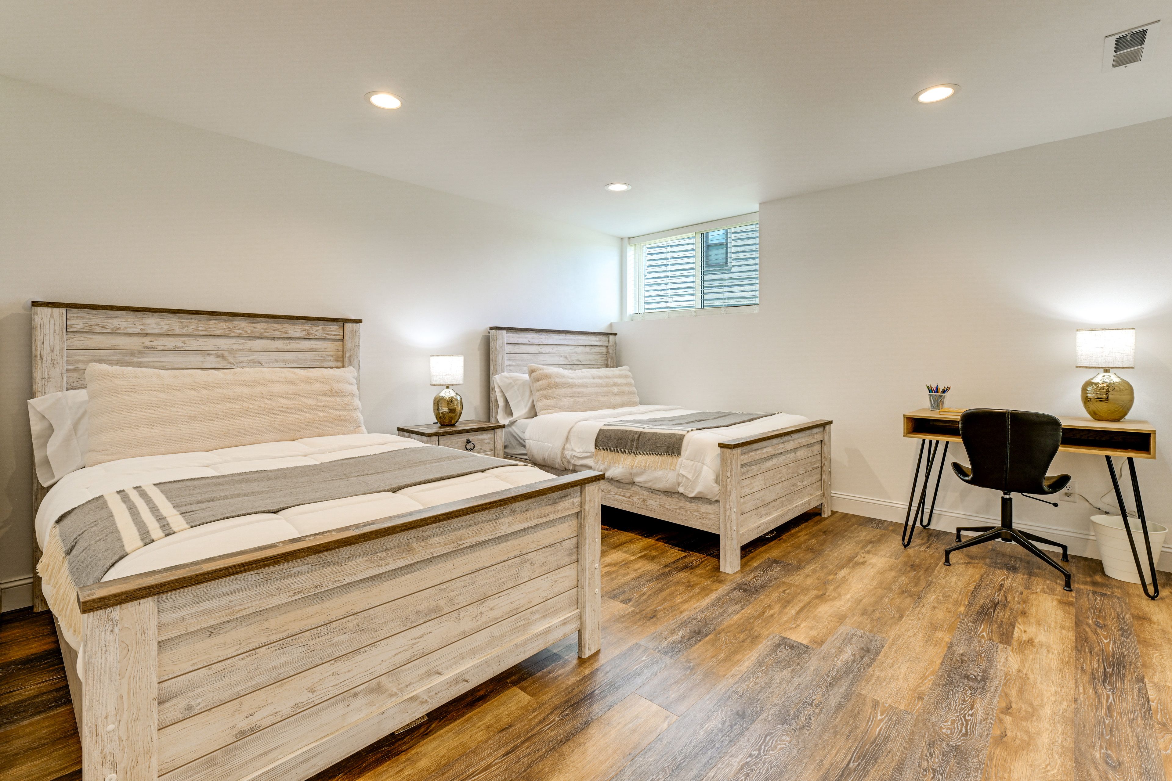 Bedroom 6 | 2 Full Beds | Lower Level