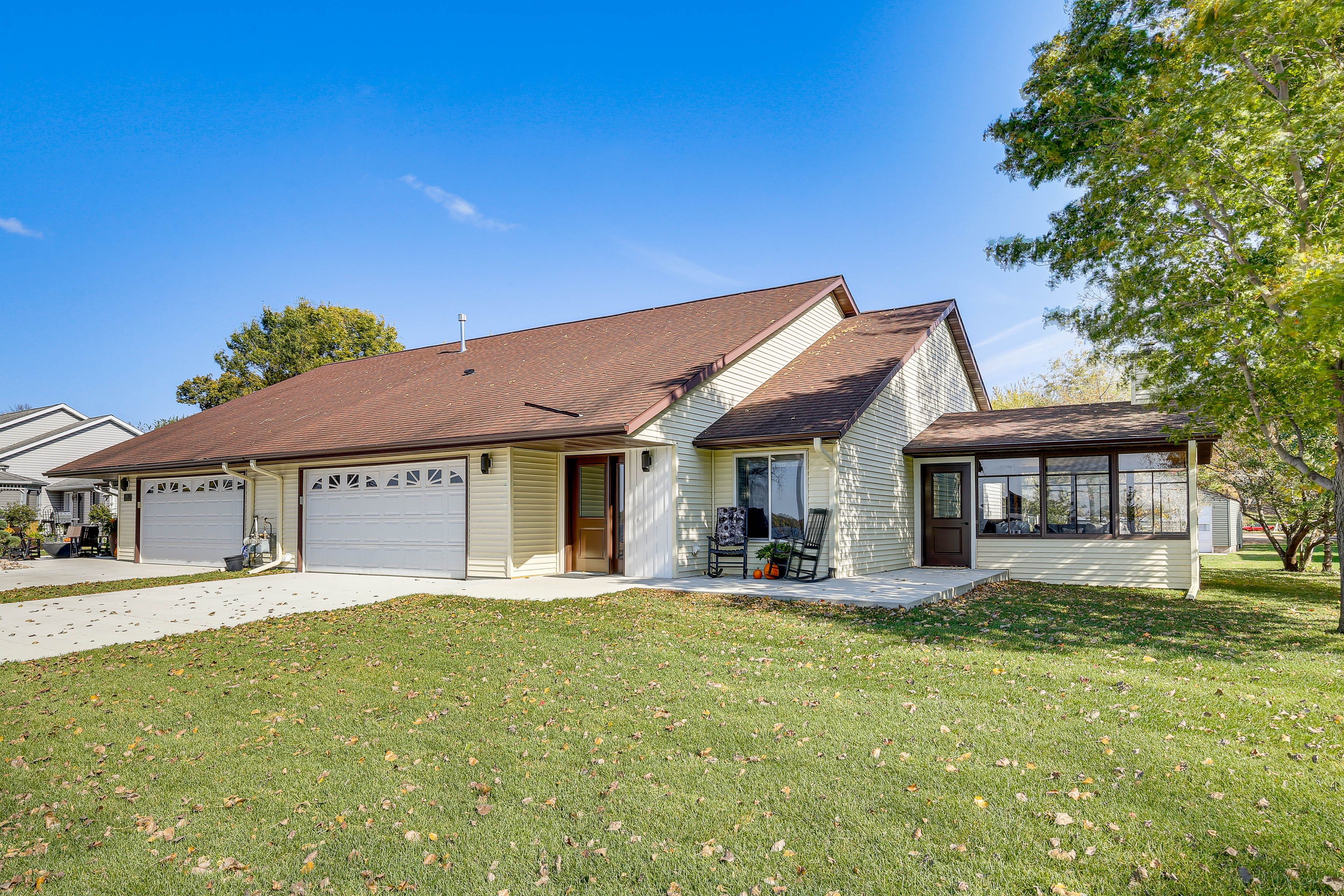 Duplex Exterior | Driveway Parking (2 Vehicles)