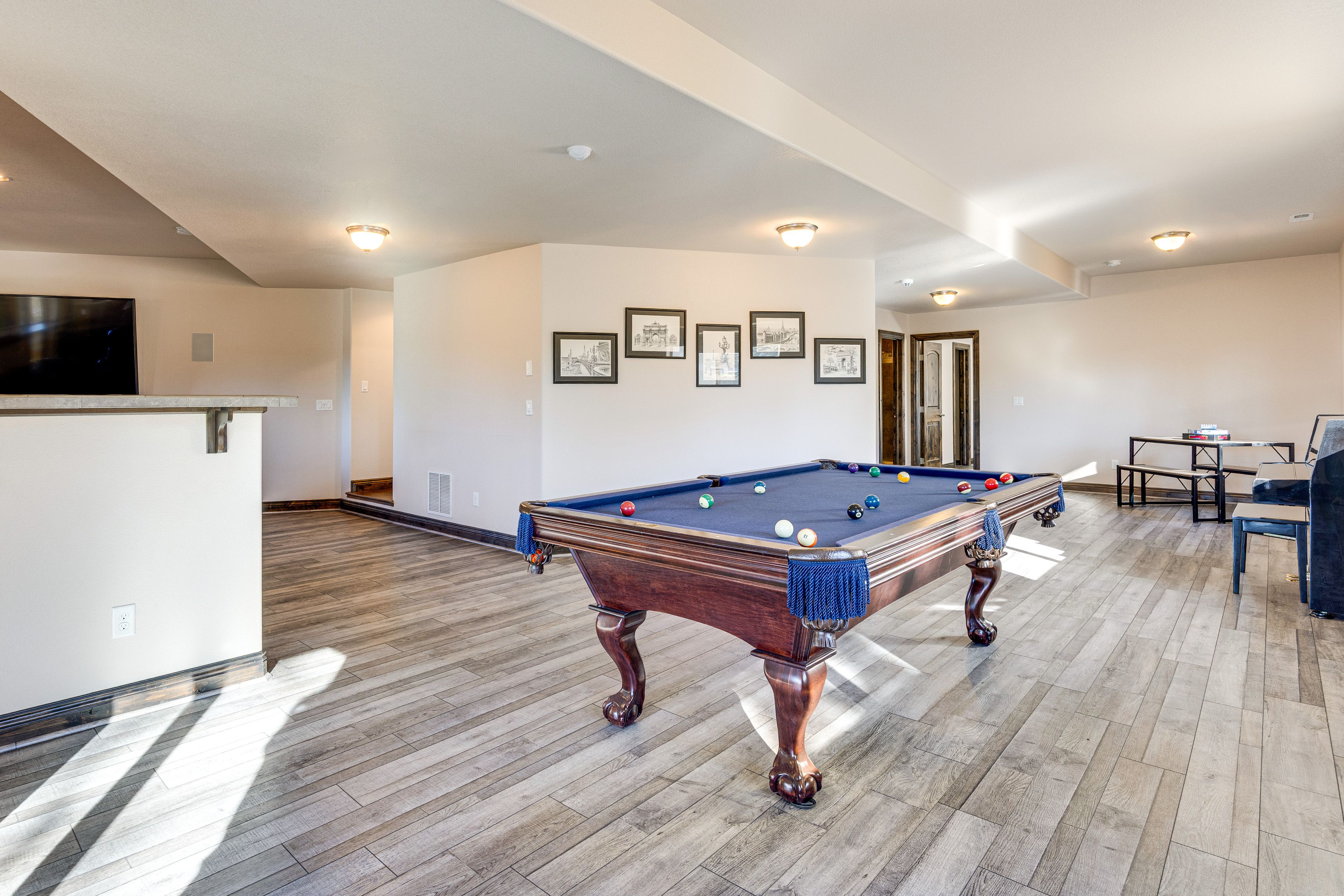 Game Room | Pool Table | Board Games | Basement Level