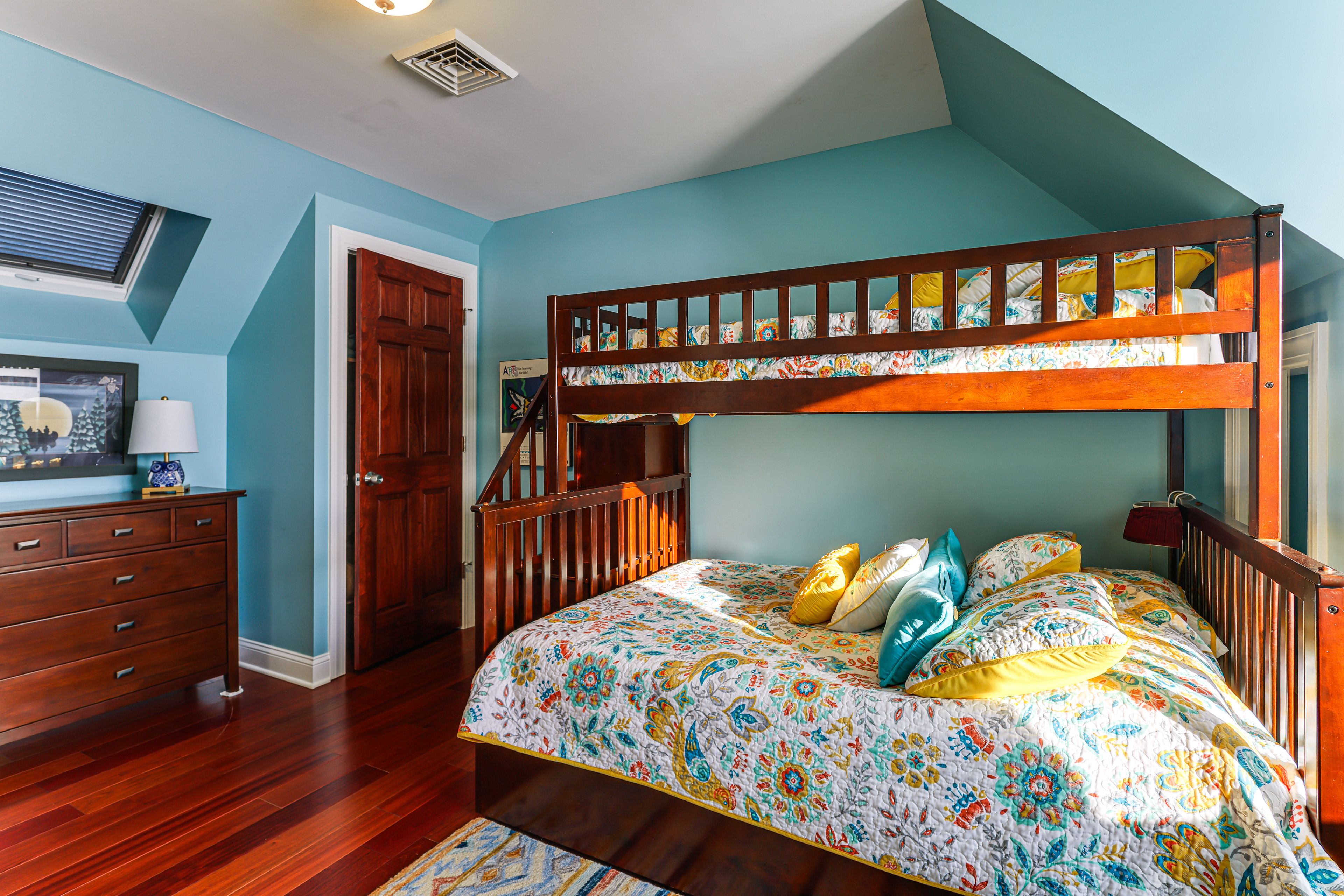 Bedroom 3 | Upper Level | Twin/Queen Bunk Bed w/ Twin Trundle