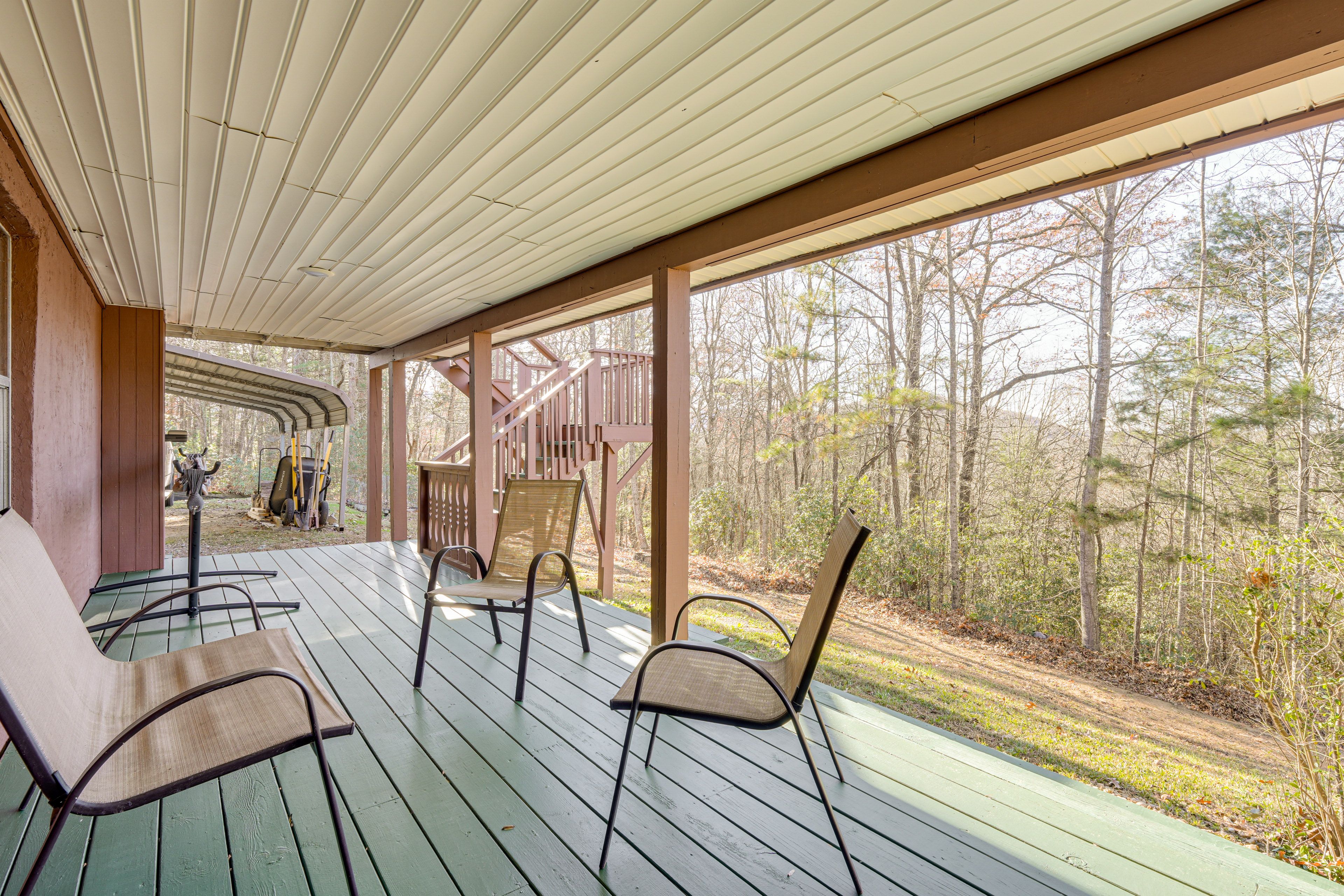 Covered Deck | Lower Level
