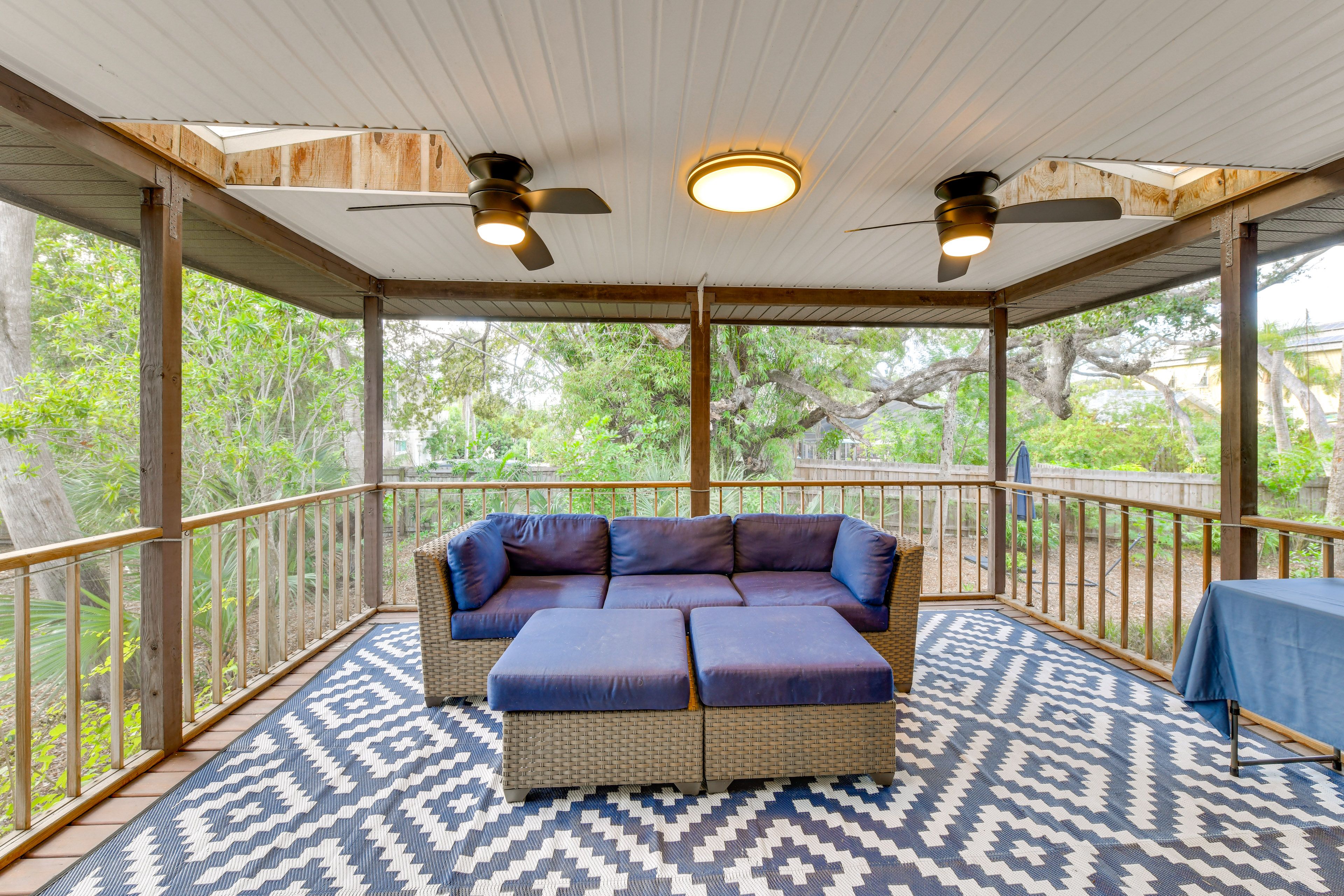 House Exterior | Screened Deck w/ Seating