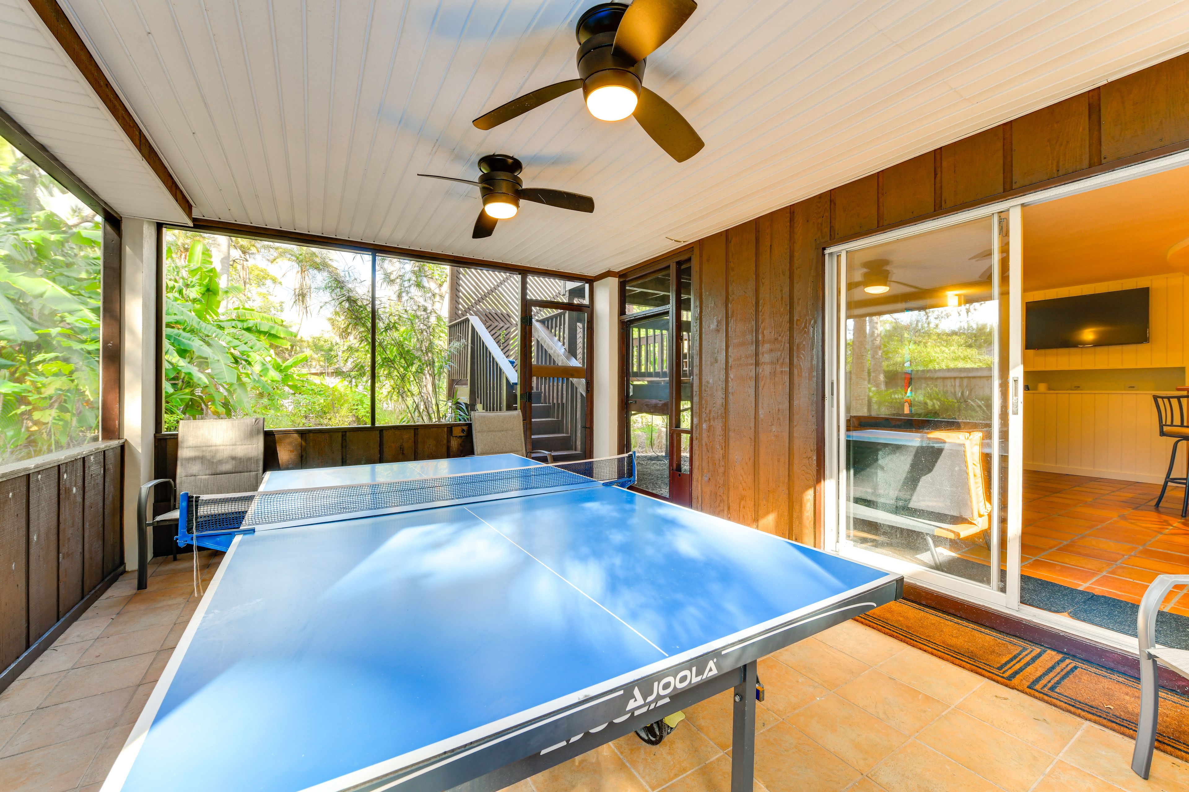 House Exterior | Screened Patio w/ Ping-Pong Table