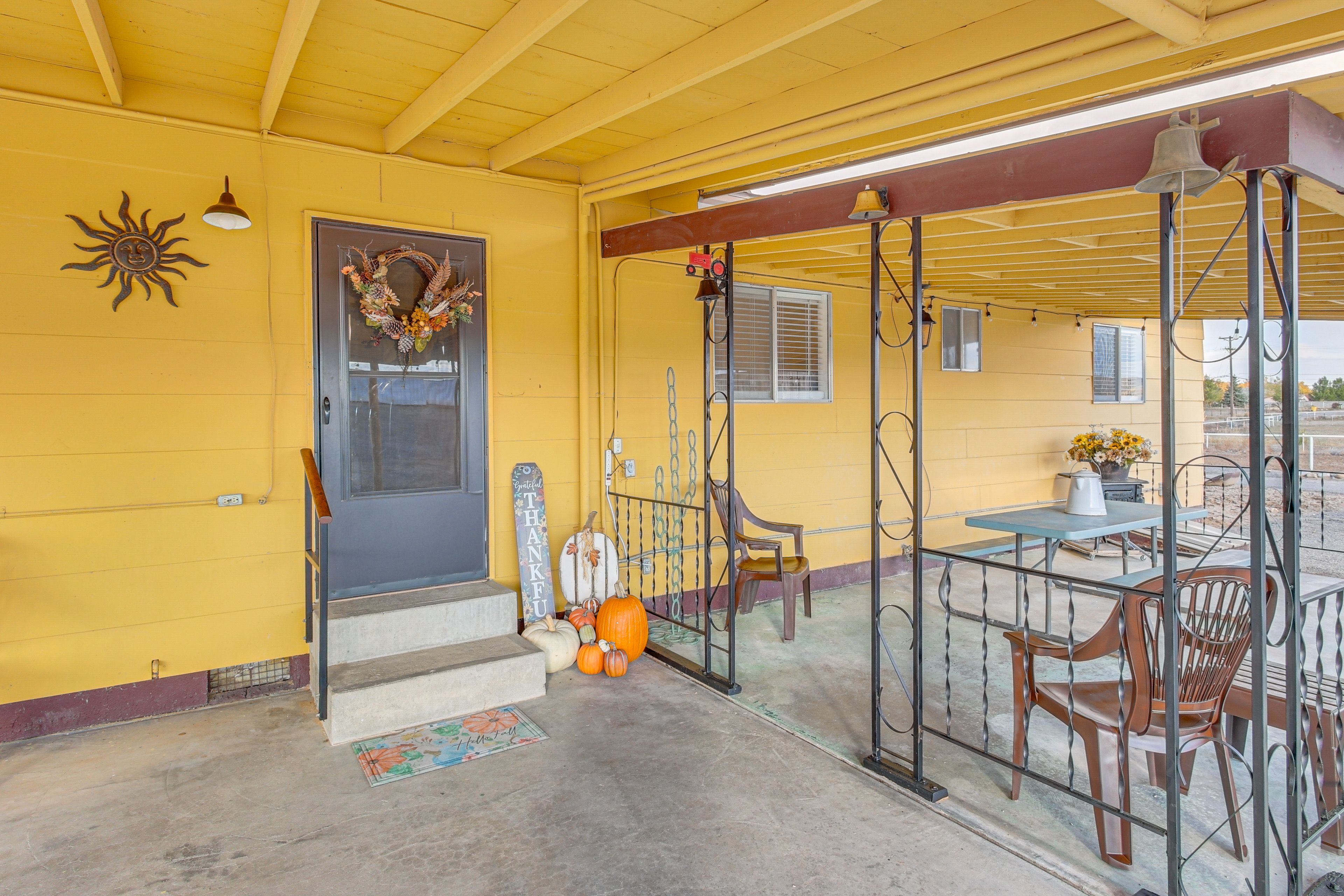 Side Entryway | Private Patio | Outdoor Dining Area