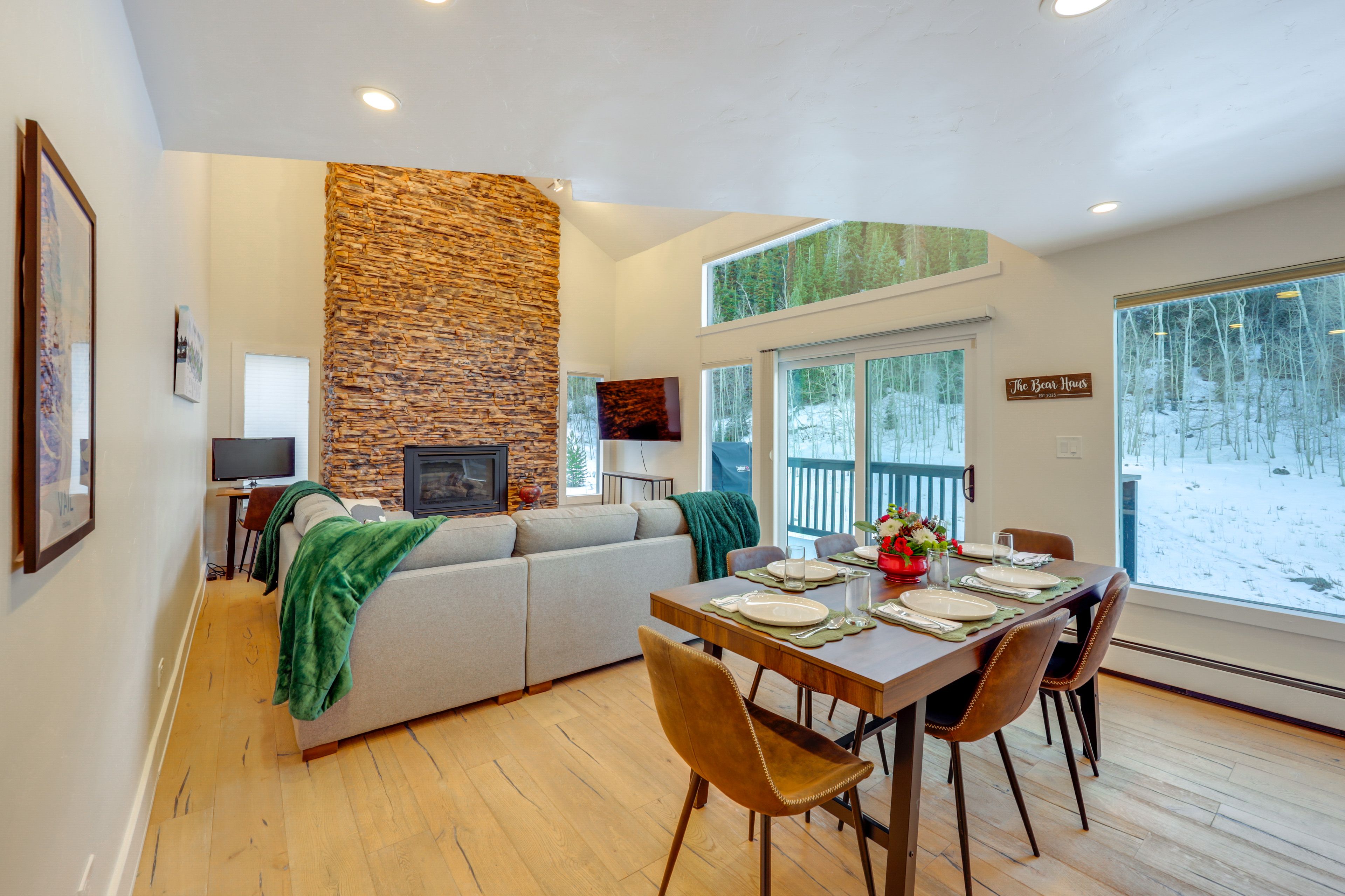 Dining Area | 1st Floor | Dishware & Flatware Provided