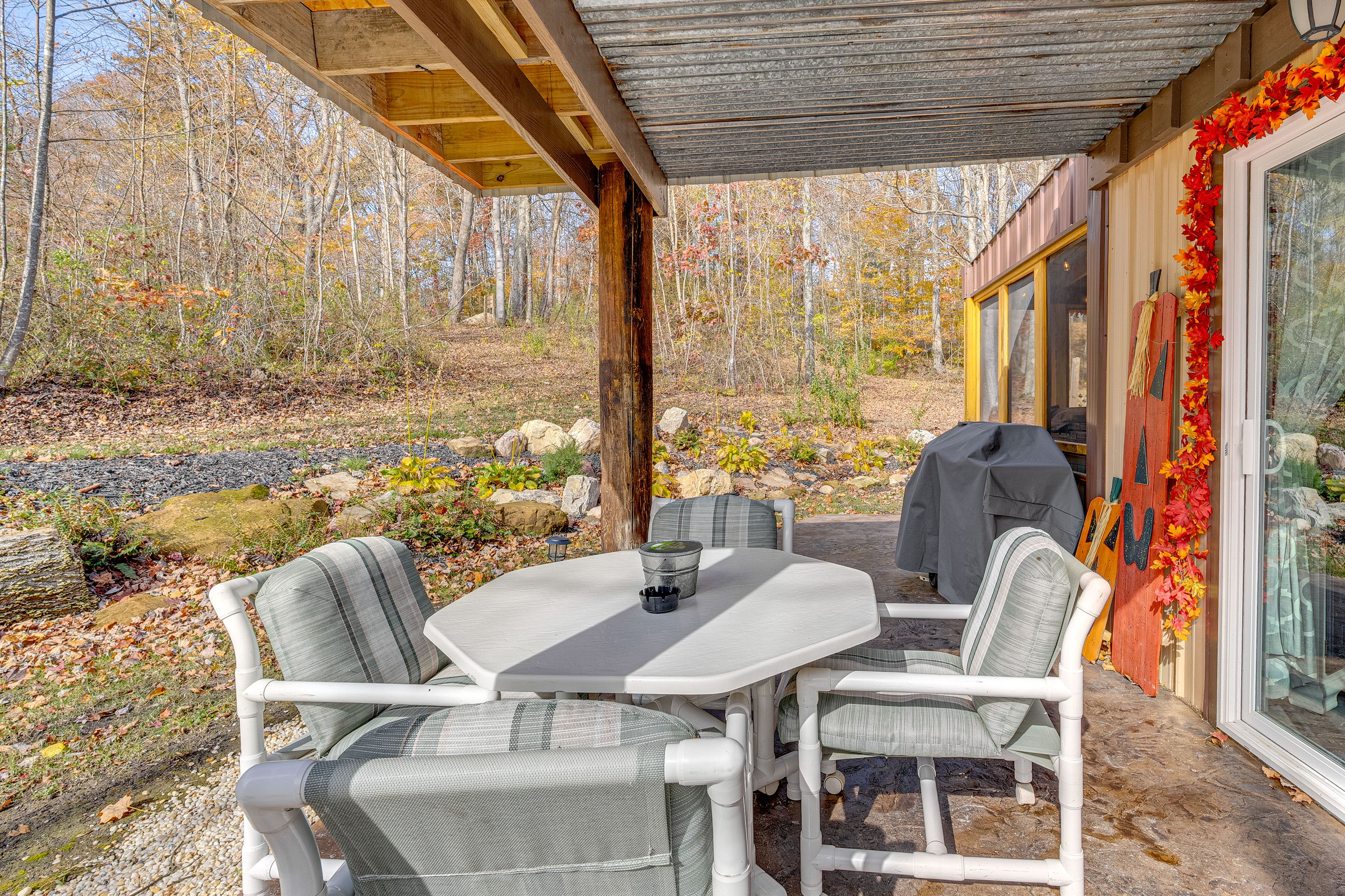 Private Patio | Gas Grill (Propane Provided) | On-Site Trails