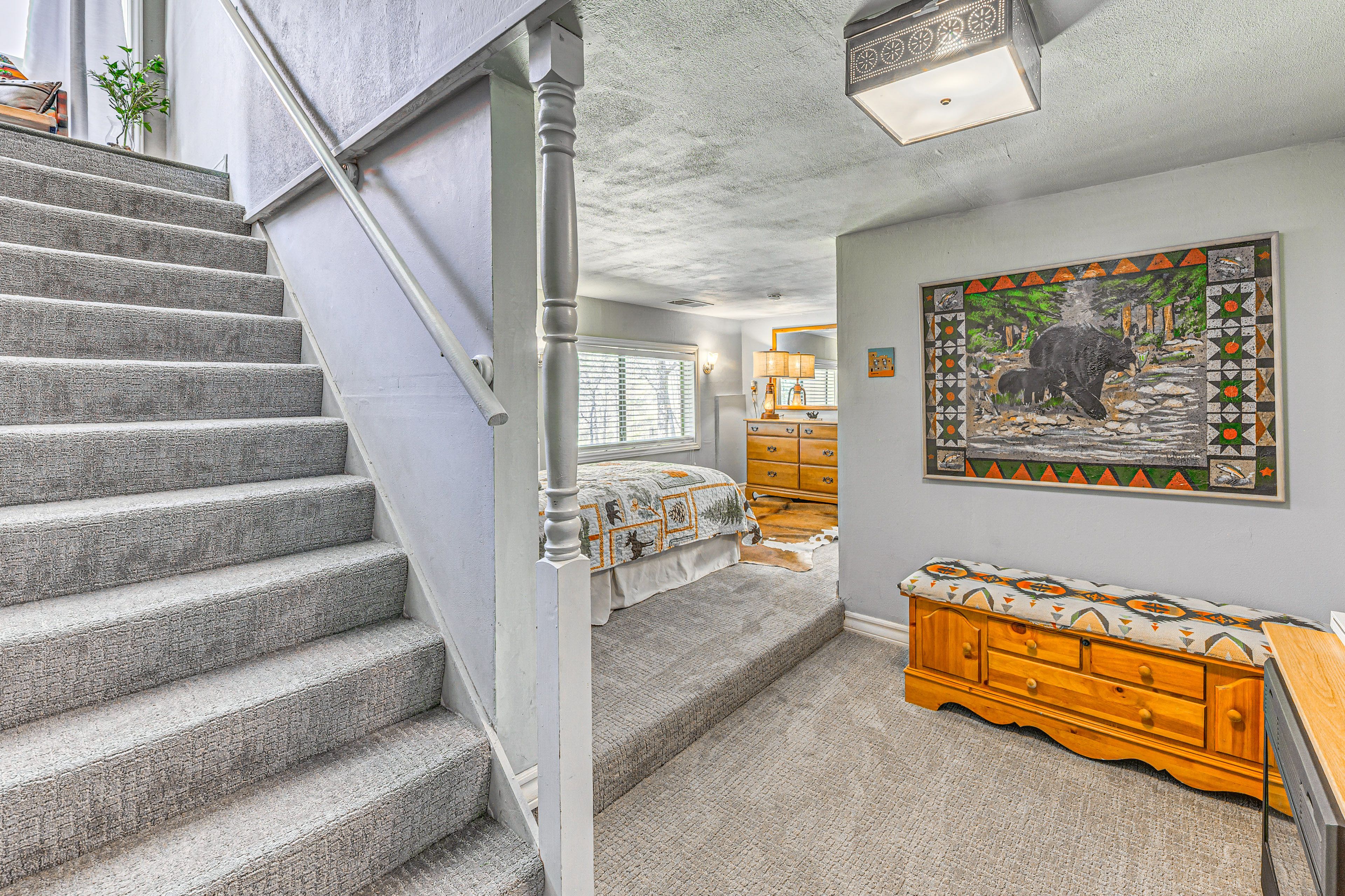 Stairs to Den | Lower Level