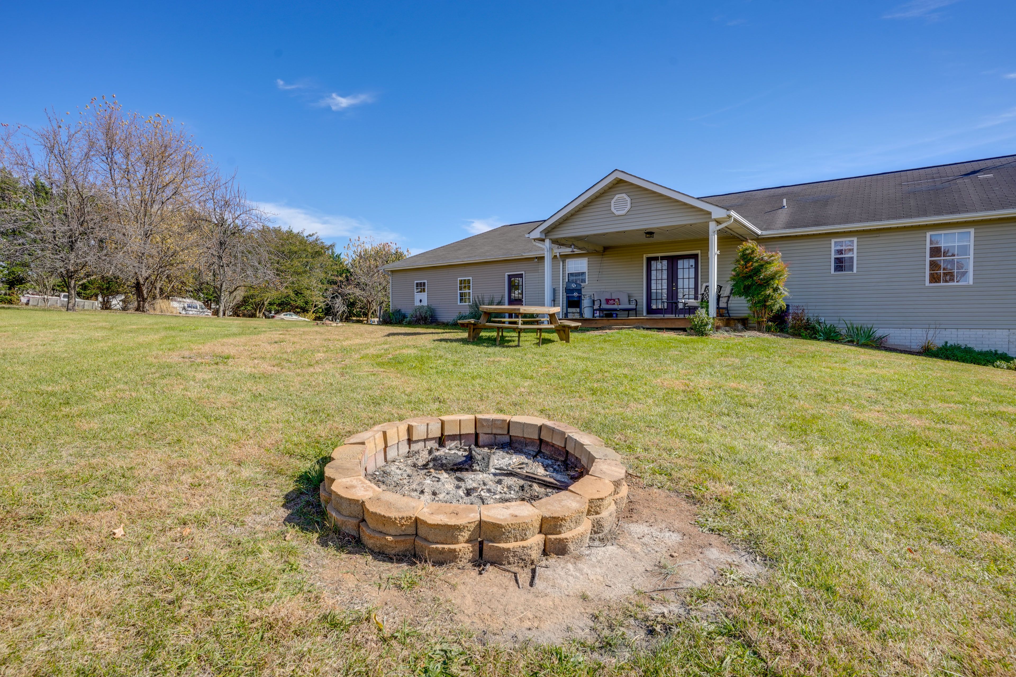 Wood-Burning Fire Pit