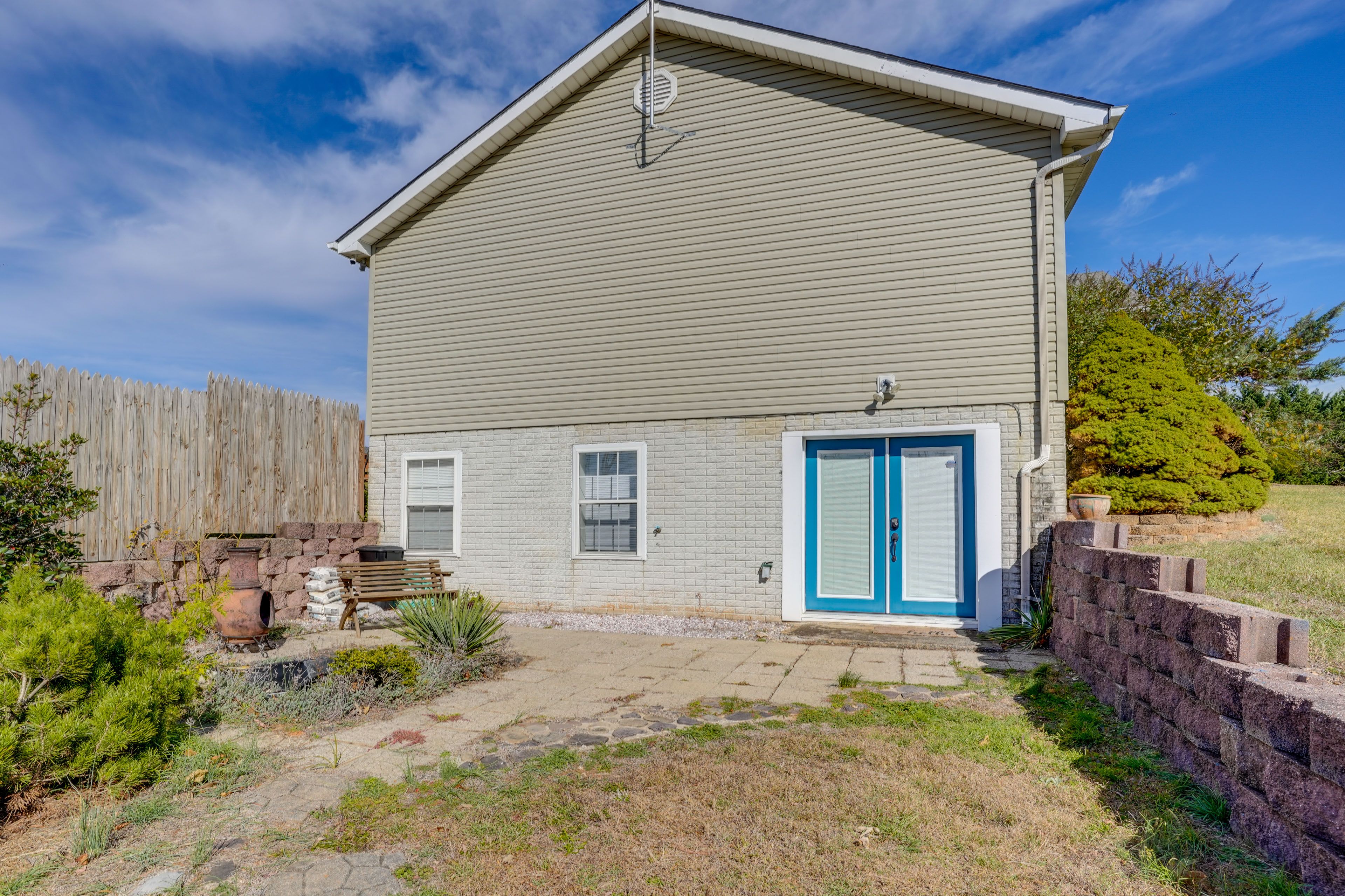 Private Patio | Unit Entrance